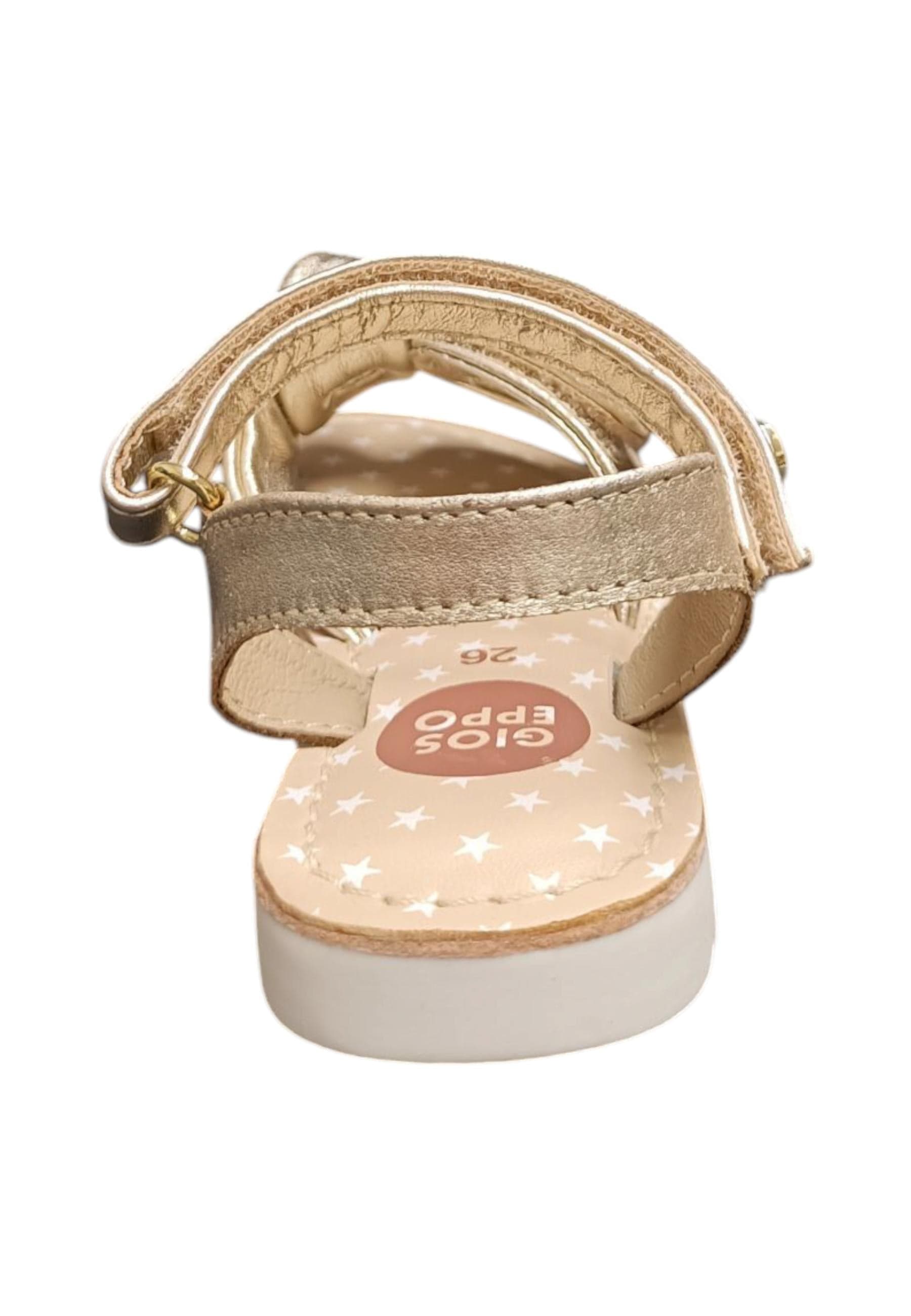 Sandali bambina Gioseppo Wareham platino pelle in Ballerine Scarpetteria Gica - Trani, commercioVirtuoso.it