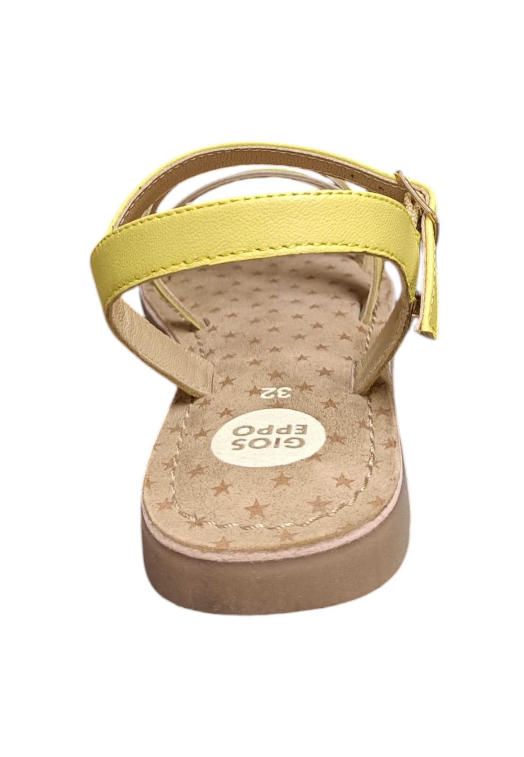 Sandali bambina Gioseppo Vershire giallo pelle in Ballerine Scarpetteria Gica - Trani, commercioVirtuoso.it