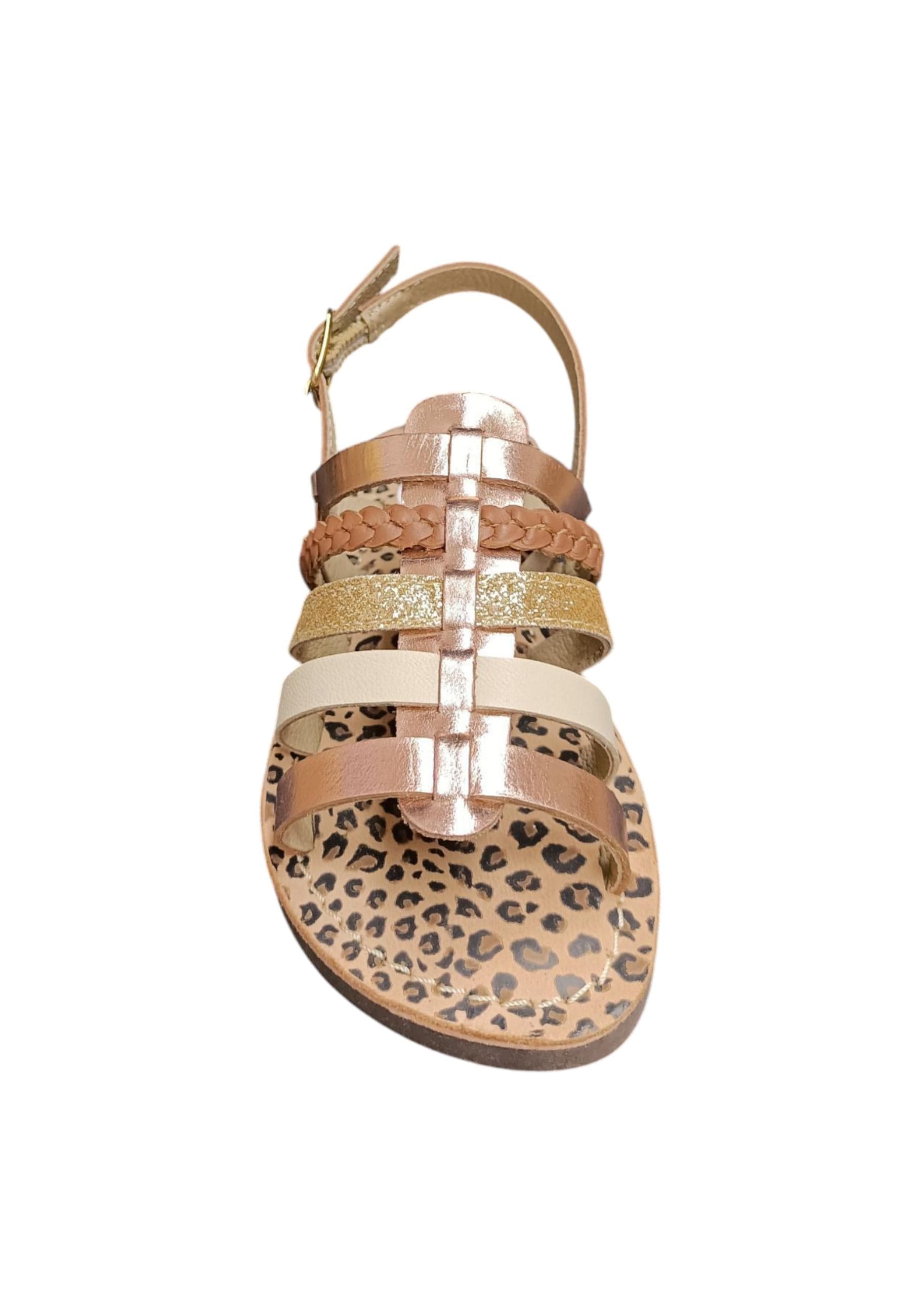 Sandali bambina Gioseppo Harwich oro rosato pelle in Ballerine Scarpetteria Gica - Trani, commercioVirtuoso.it