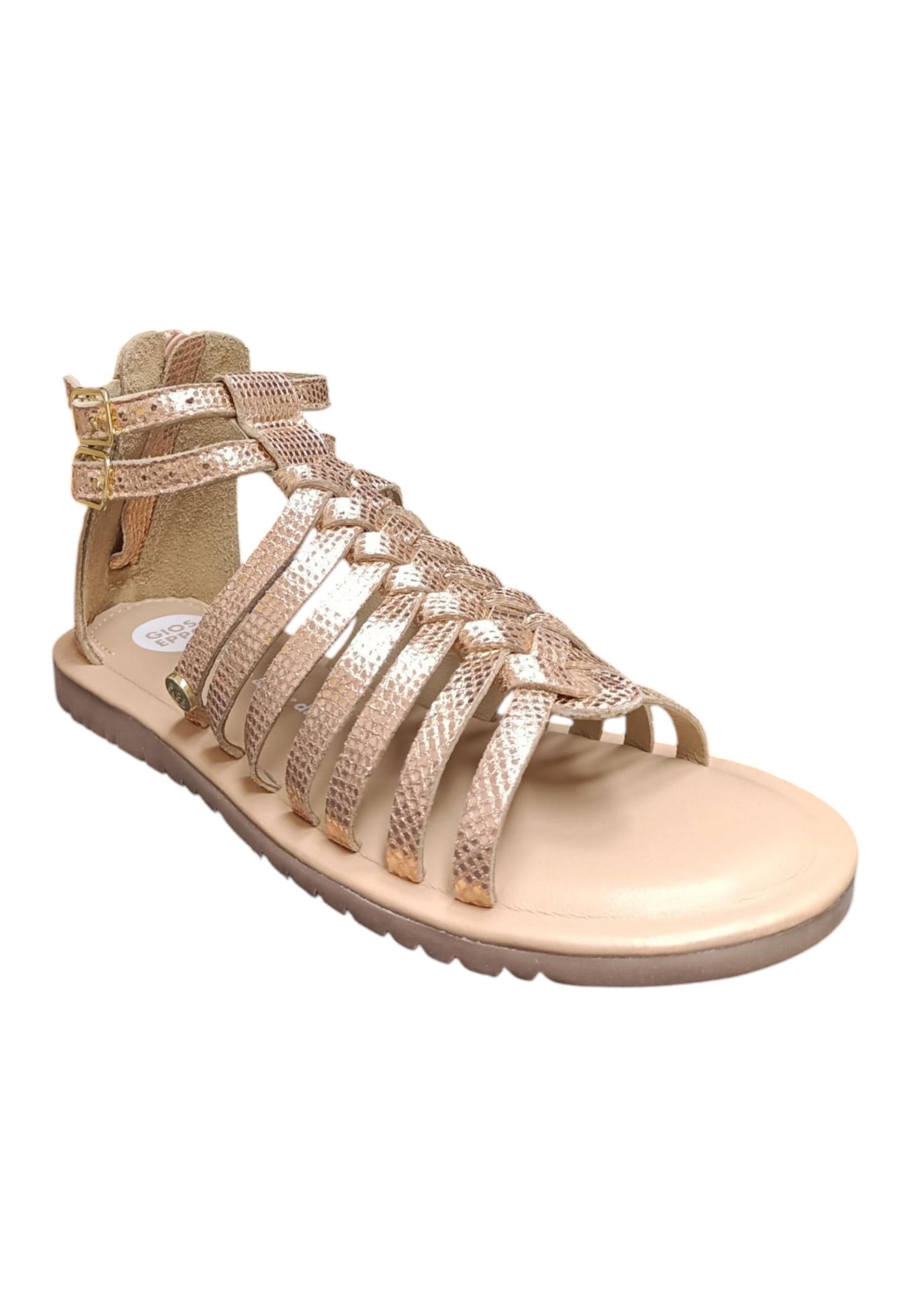 Sandali bambina Gioseppo Onalaska oro rosato pelle in Ballerine Scarpetteria Gica - Trani, commercioVirtuoso.it
