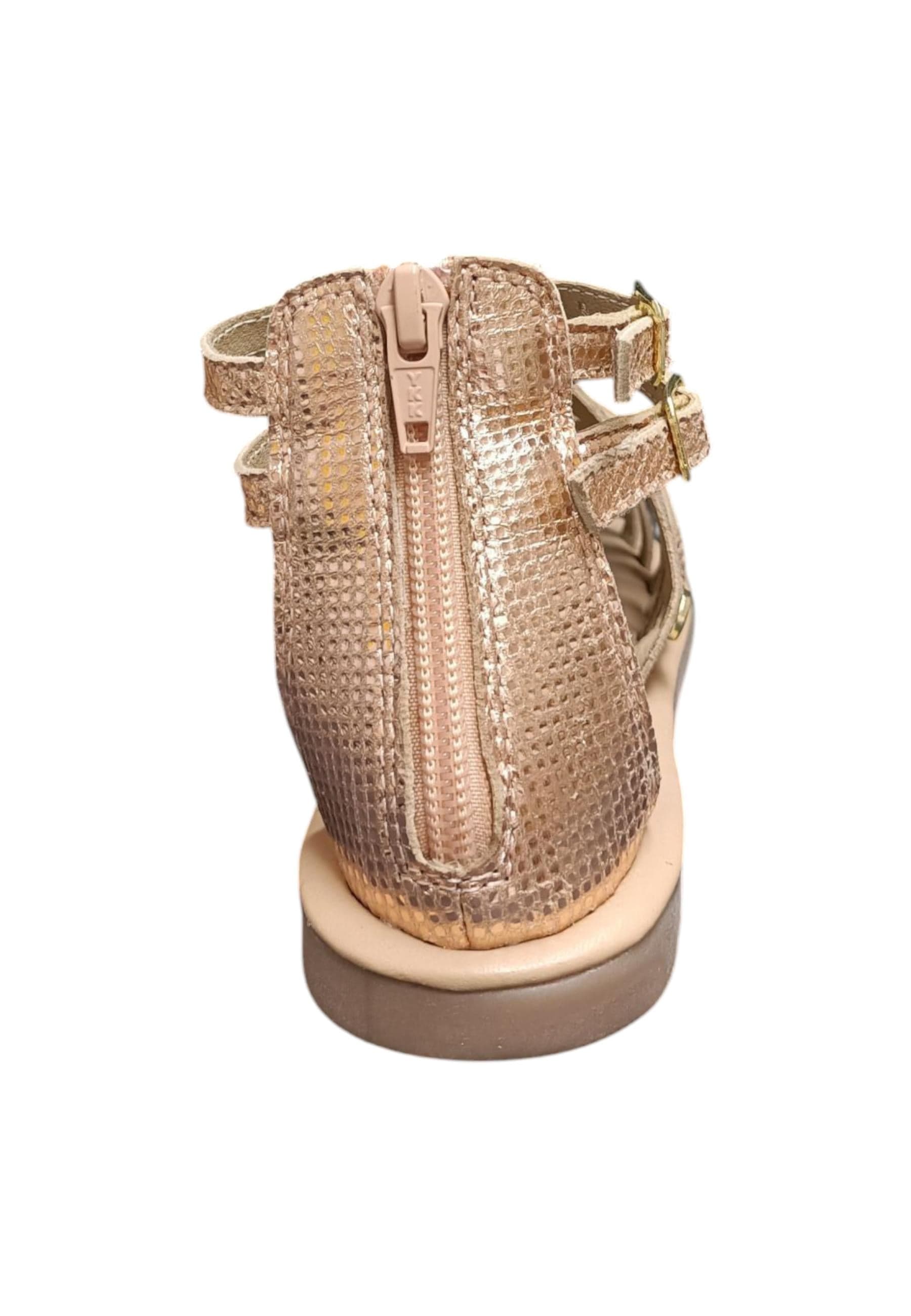 Sandali bambina Gioseppo Onalaska oro rosato pelle in Ballerine Scarpetteria Gica - Trani, commercioVirtuoso.it