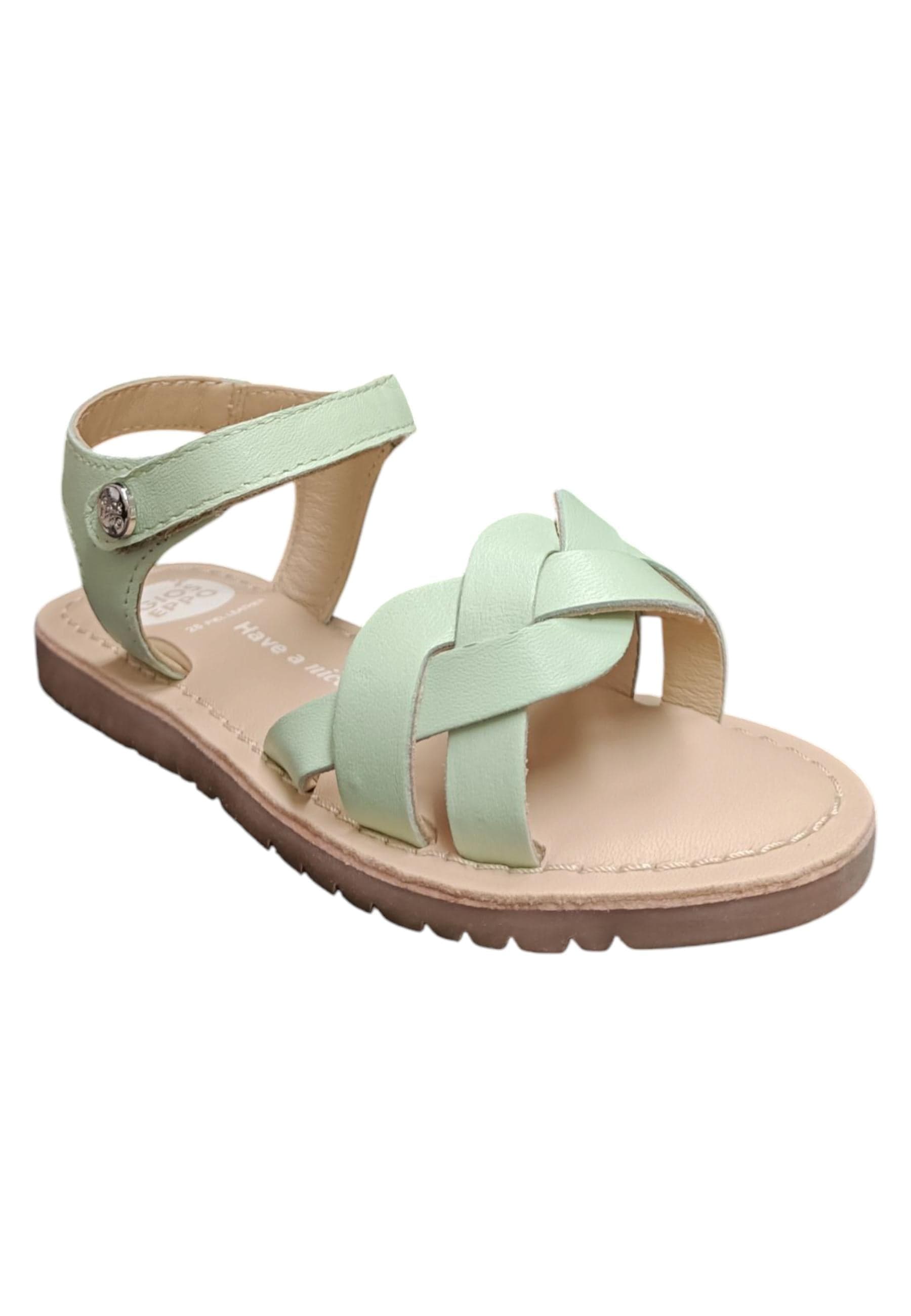 Sandalo bambina Gioseppo Rowley menta pelle velcro comfort elegance in Ballerine Scarpetteria Gica - Trani, commercioVirtuoso.it