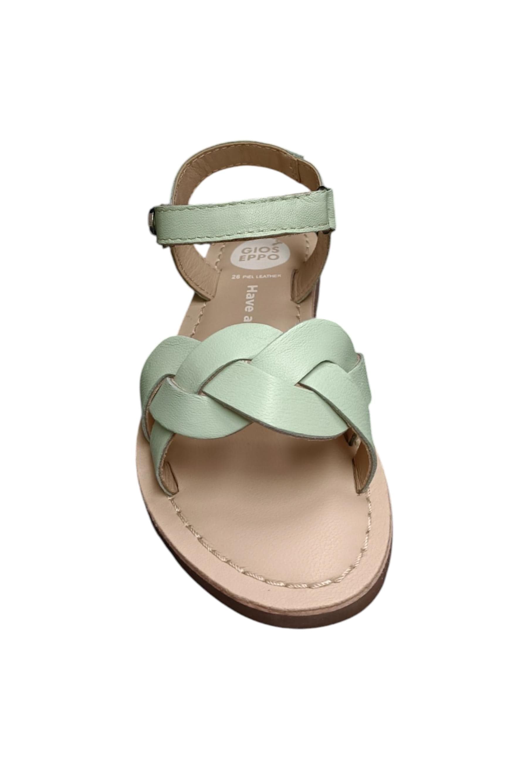 Sandalo bambina Gioseppo Rowley menta pelle velcro comfort elegance in Ballerine Scarpetteria Gica - Trani, commercioVirtuoso.it