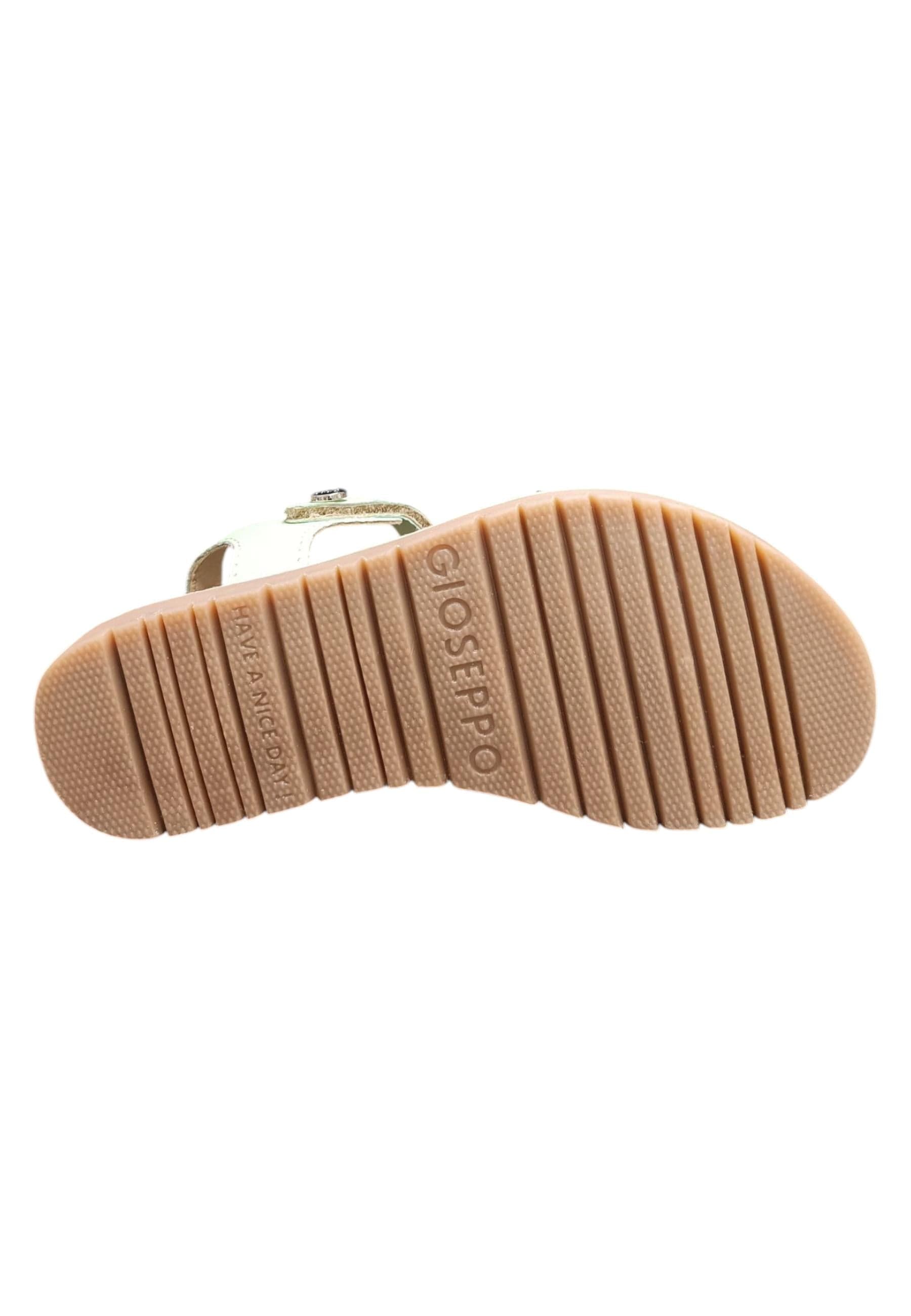 Sandalo bambina Gioseppo Rowley menta pelle velcro comfort elegance in Ballerine Scarpetteria Gica - Trani, commercioVirtuoso.it