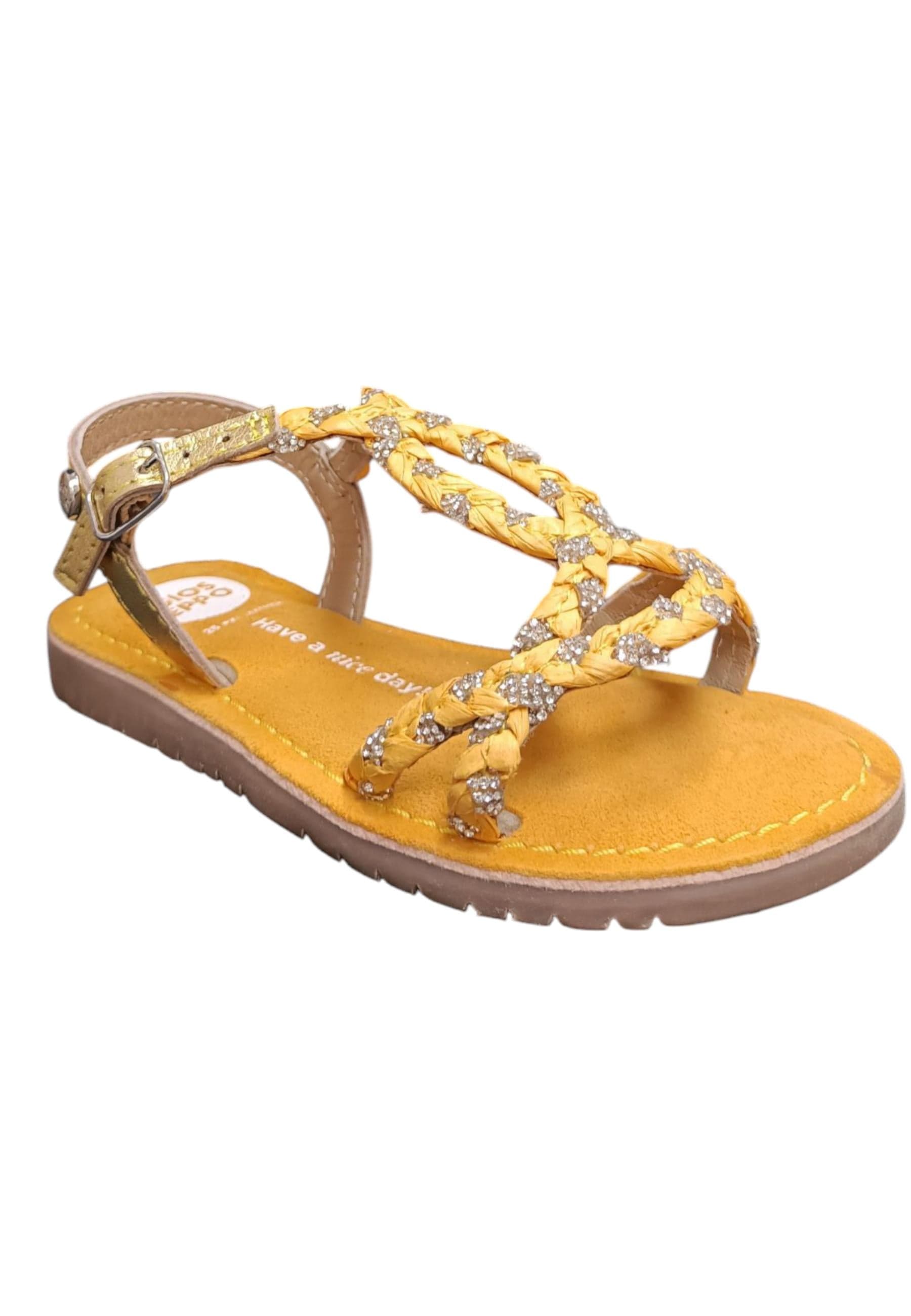 Scarpe sandalo Bambine e ragazze GIOSEPPO WENHAM  mostaza fibia in Ballerine Scarpetteria Gica - Trani, commercioVirtuoso.it