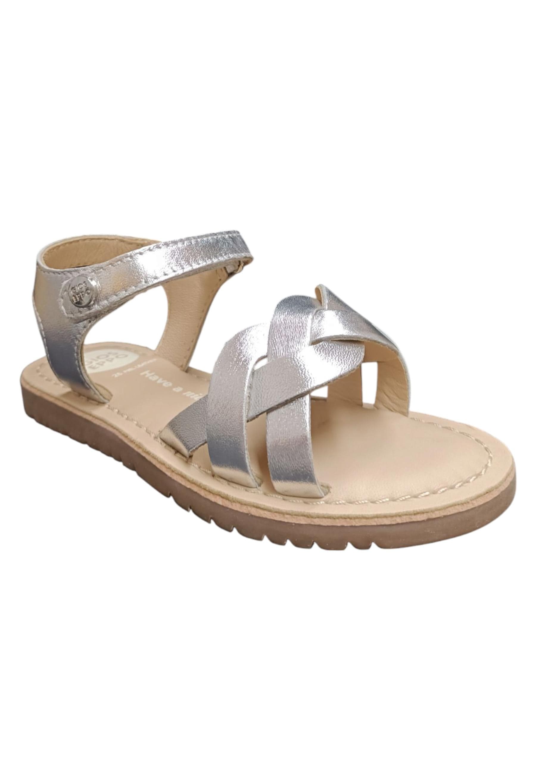 Sandali bambina Gioseppo Rowley argento pelle in Ballerine Scarpetteria Gica - Trani, commercioVirtuoso.it