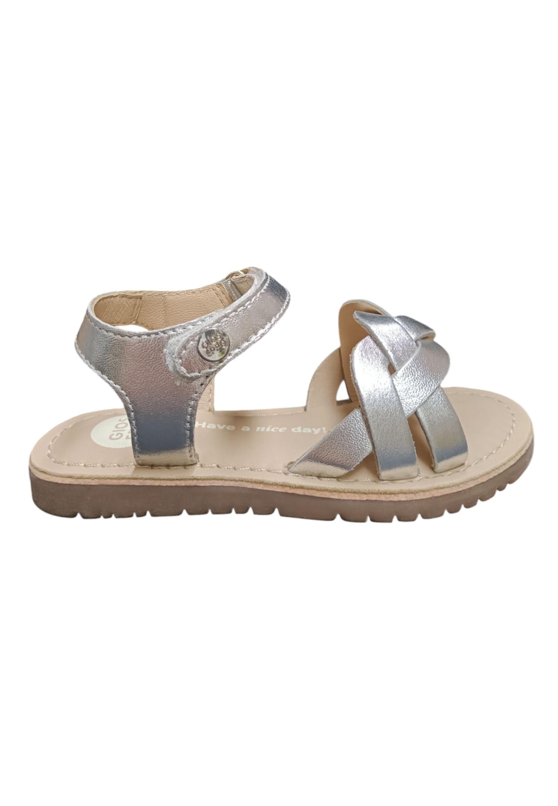 Sandali bambina Gioseppo Rowley argento pelle - 6