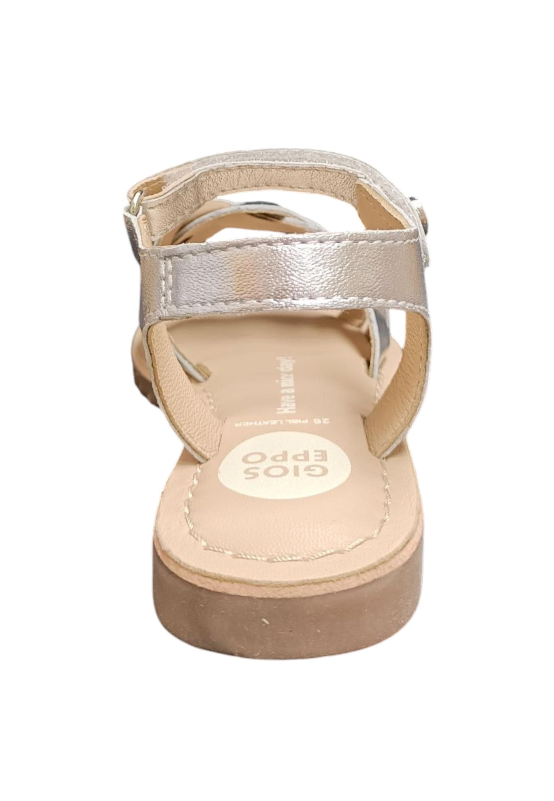 Sandali bambina Gioseppo Rowley argento pelle - 8