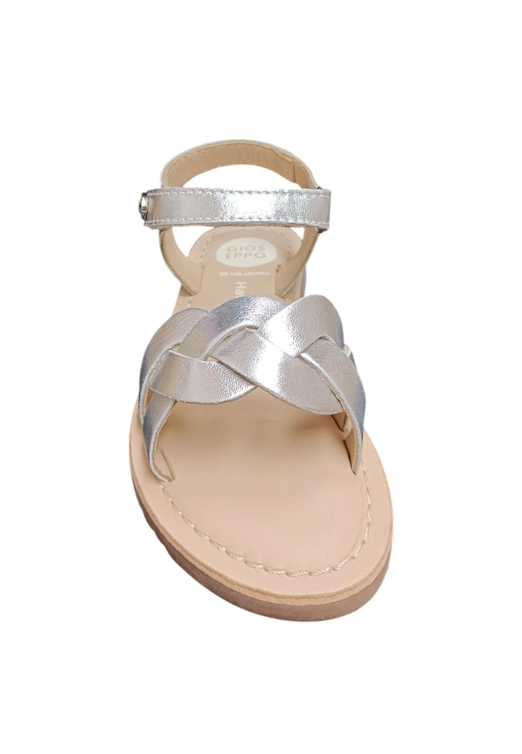 Sandali bambina Gioseppo Rowley argento pelle - 9
