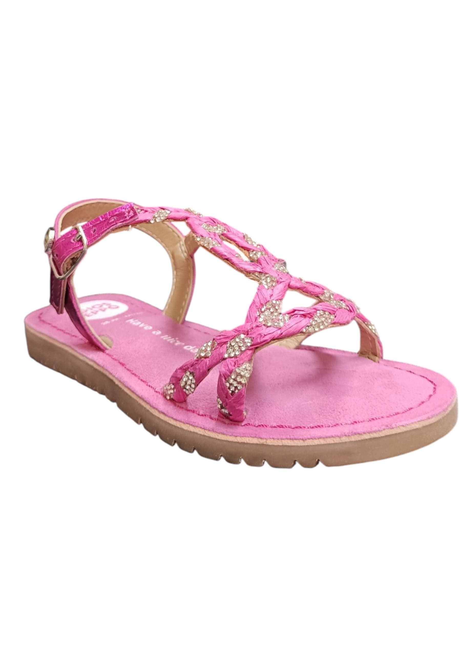Sandalo bambina Gioseppo Wenham fuxja pelle fibbia comfort elegance in Ballerine Scarpetteria Gica - Trani, commercioVirtuoso.it