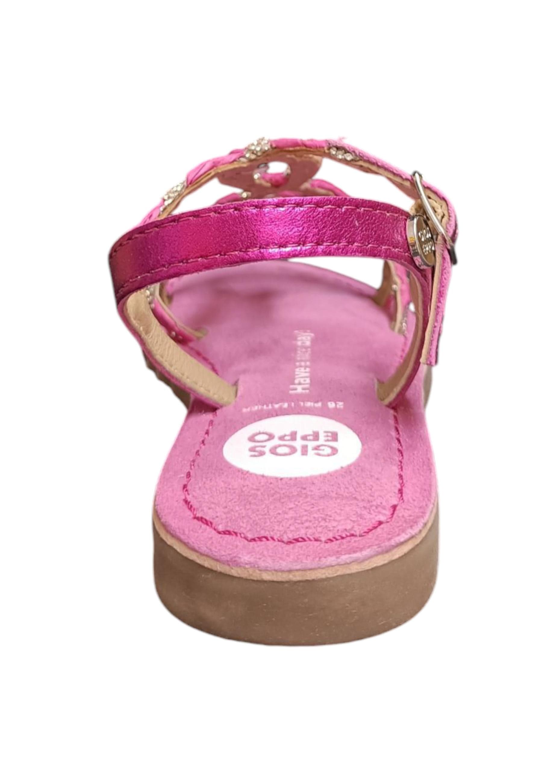 Sandalo bambina Gioseppo Wenham fuxja pelle fibbia comfort elegance in Ballerine Scarpetteria Gica - Trani, commercioVirtuoso.it