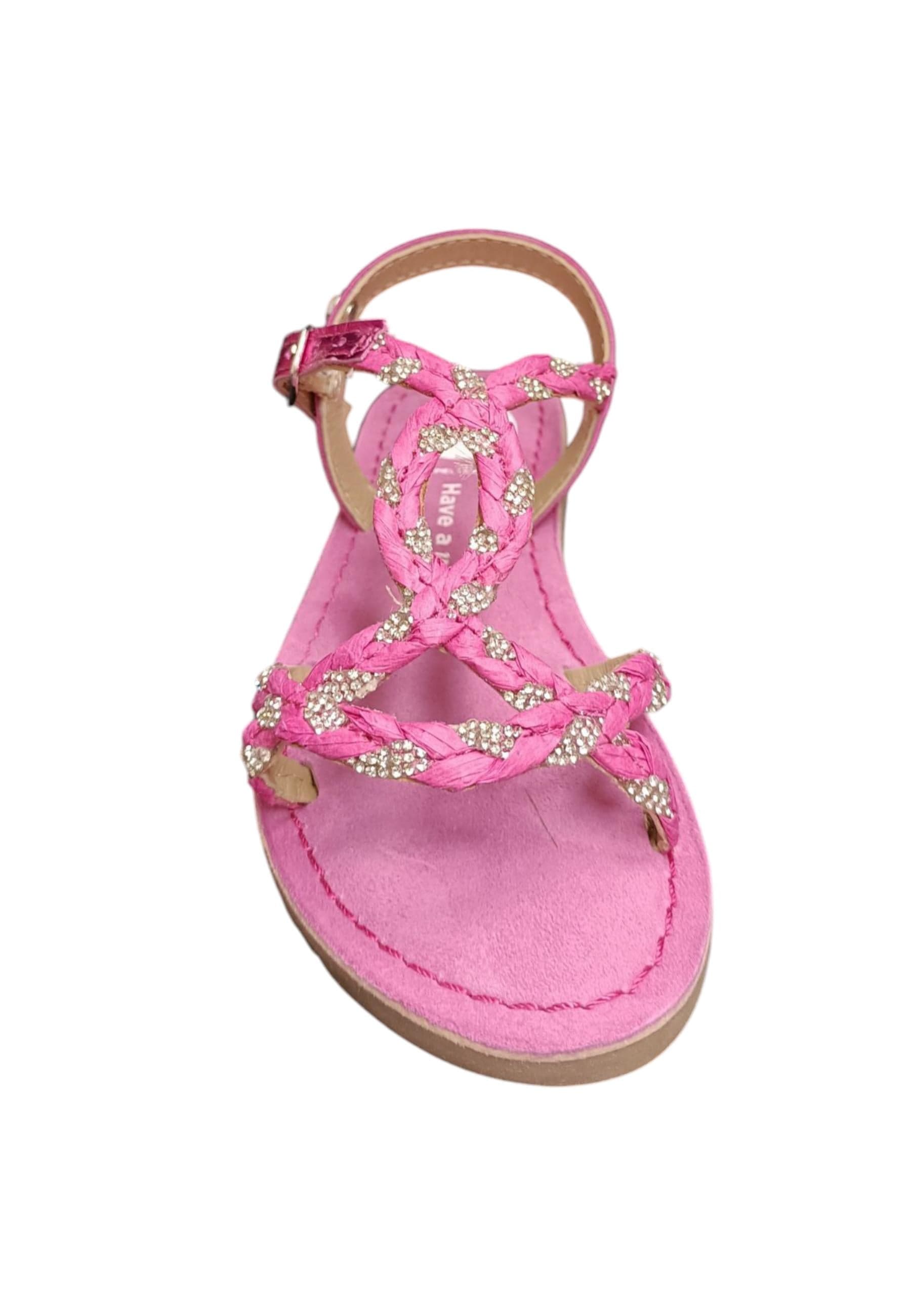 Sandalo bambina Gioseppo Wenham fuxja pelle fibbia comfort elegance in Ballerine Scarpetteria Gica - Trani, commercioVirtuoso.it