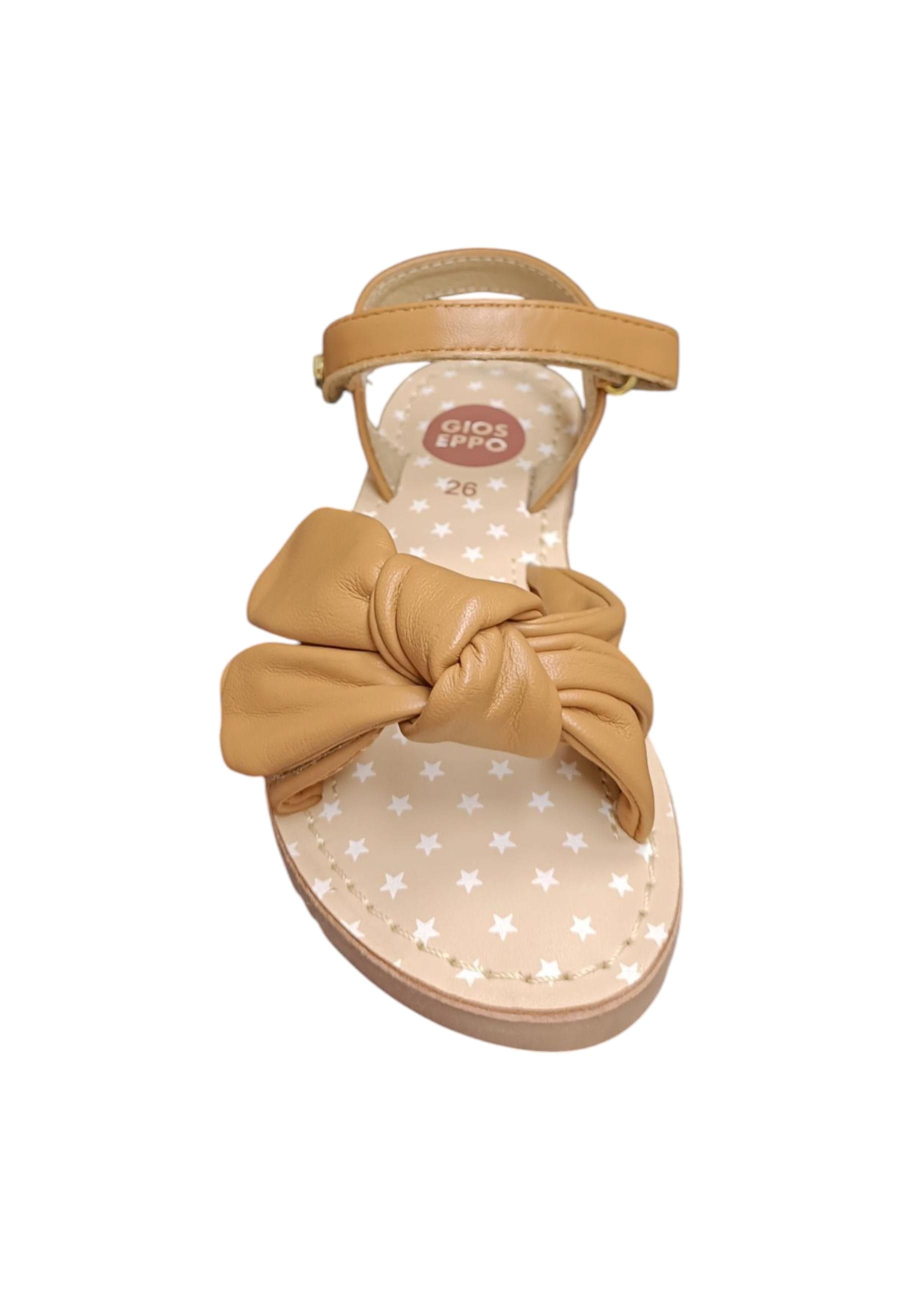 Sandalo bambina Gioseppo Wareham cuoio pelle velcro comfort elegance in Ballerine Scarpetteria Gica - Trani, commercioVirtuoso.it