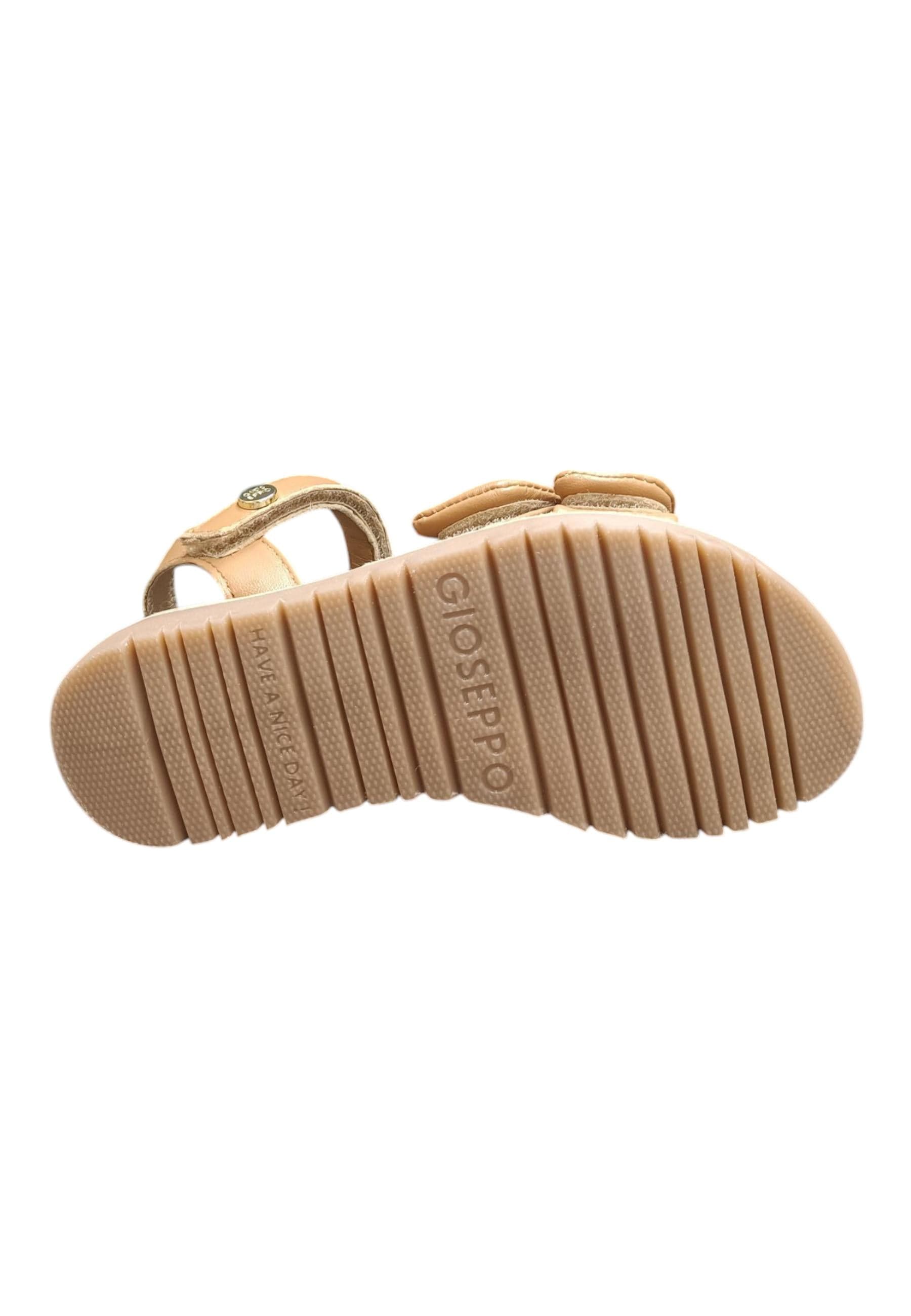 Sandalo bambina Gioseppo Wareham cuoio pelle velcro comfort elegance - 5