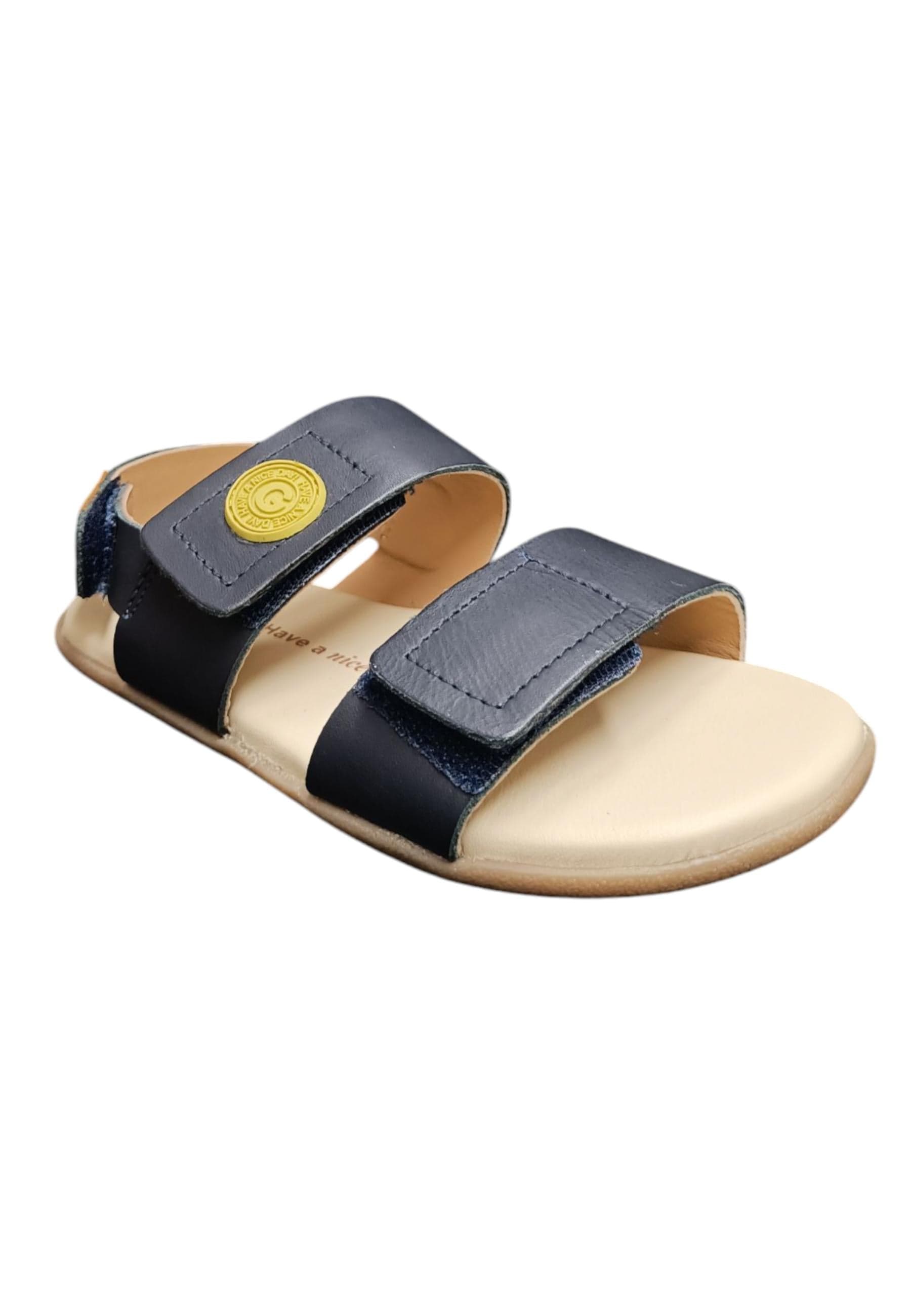 Sandalo bambino Gioseppo Lenroot blue pelle velcro comfort elegance in Ballerine Scarpetteria Gica - Trani, commercioVirtuoso.it