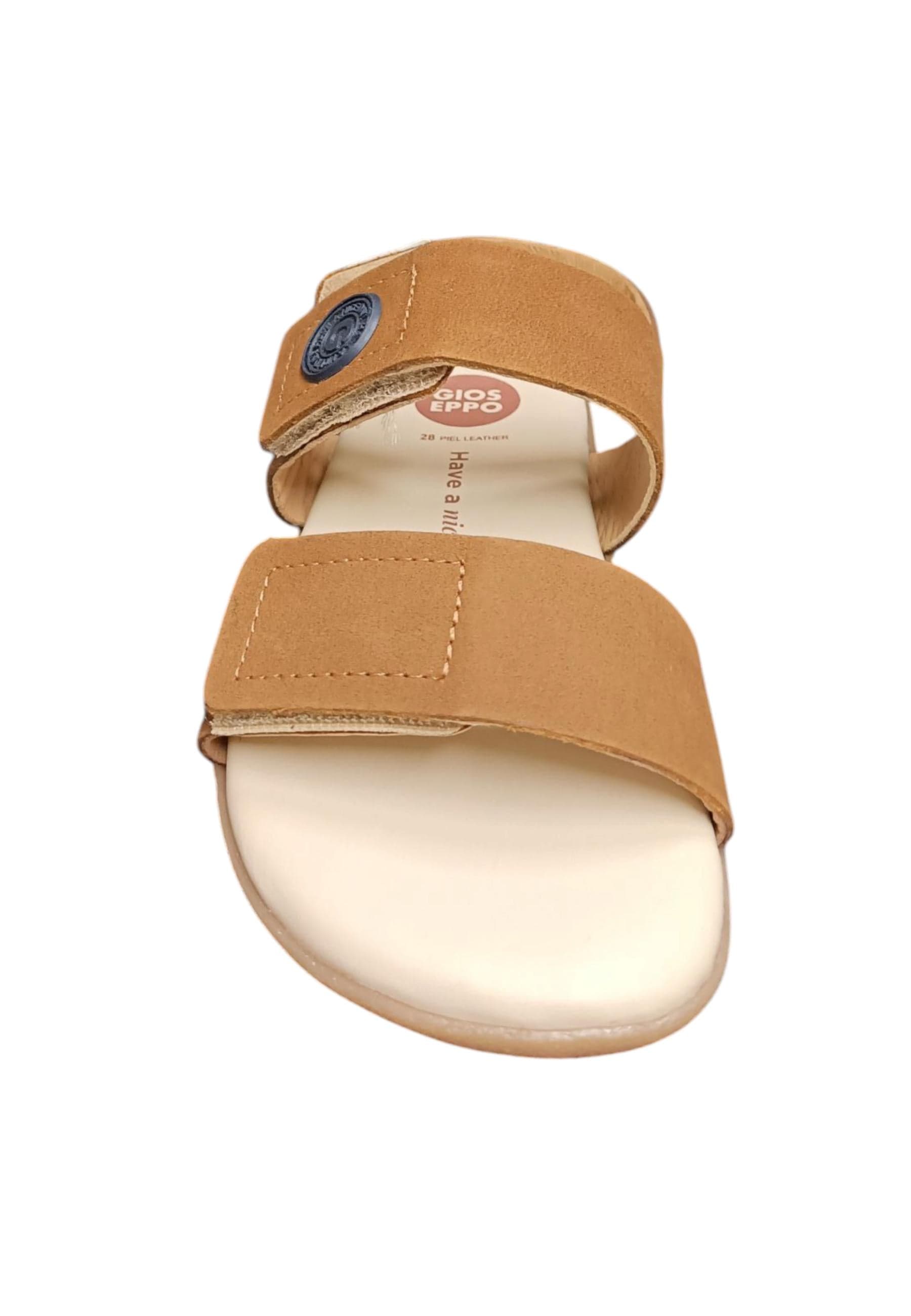 Sandalo bambino Gioseppo Lenroot cuoio pelle velcro comfort elegance in Ballerine Scarpetteria Gica - Trani, commercioVirtuoso.it