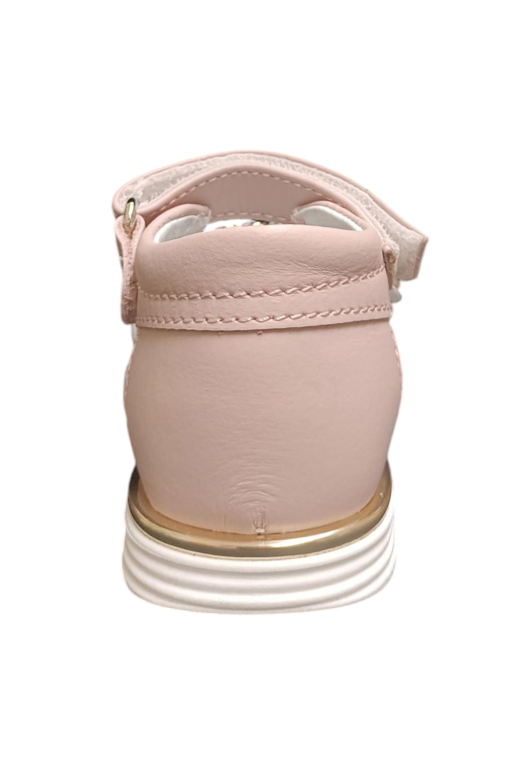 Scarpe sandalo tallonato Bambine balducci CITA  rosa-bianco-oro velcro in Ballerine Scarpetteria Gica - Trani, commercioVirtuoso.it