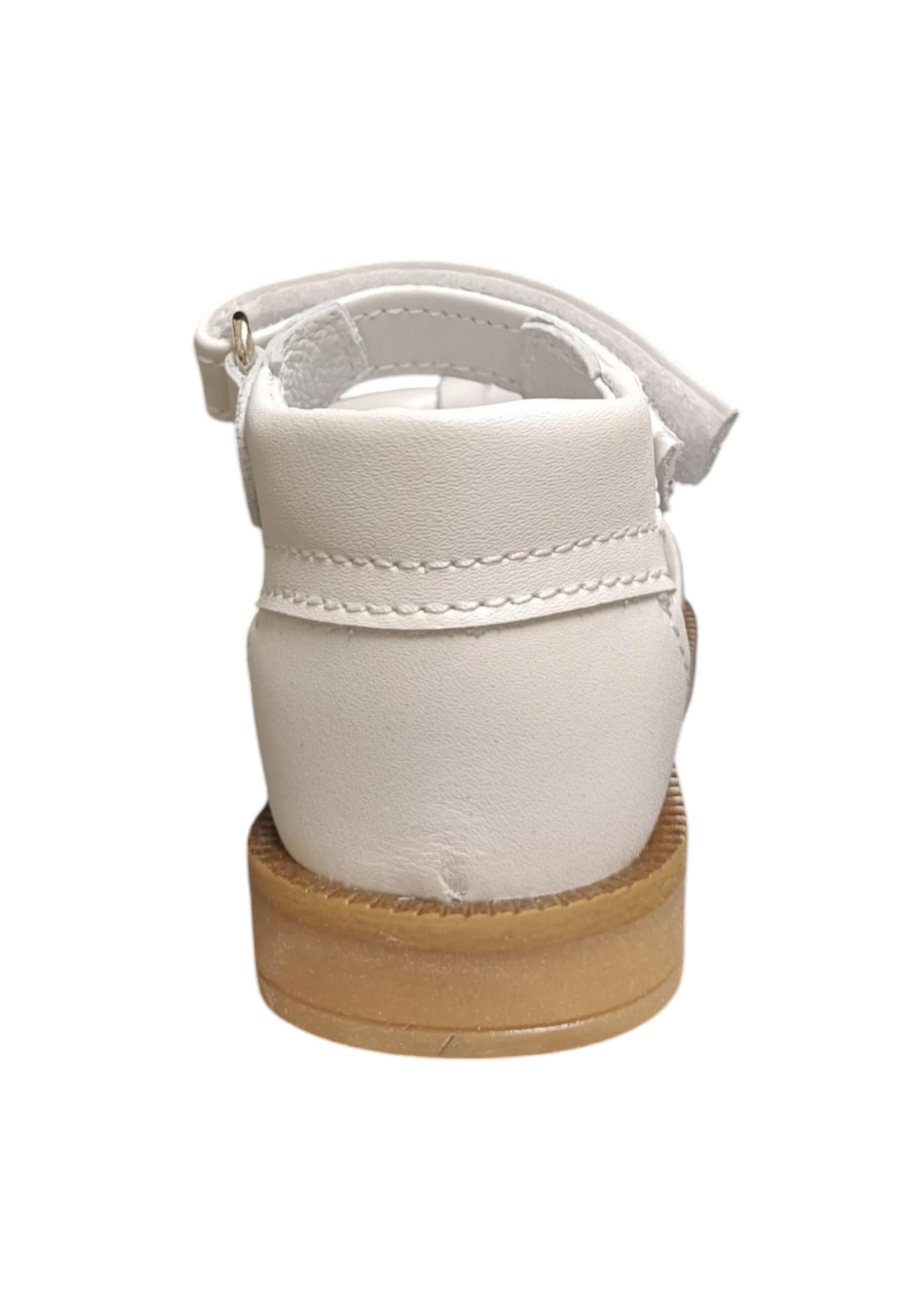 Scarpe sandalo tallonato Bambine balducci CITA  bianco velcro in Ballerine Scarpetteria Gica - Trani, commercioVirtuoso.it