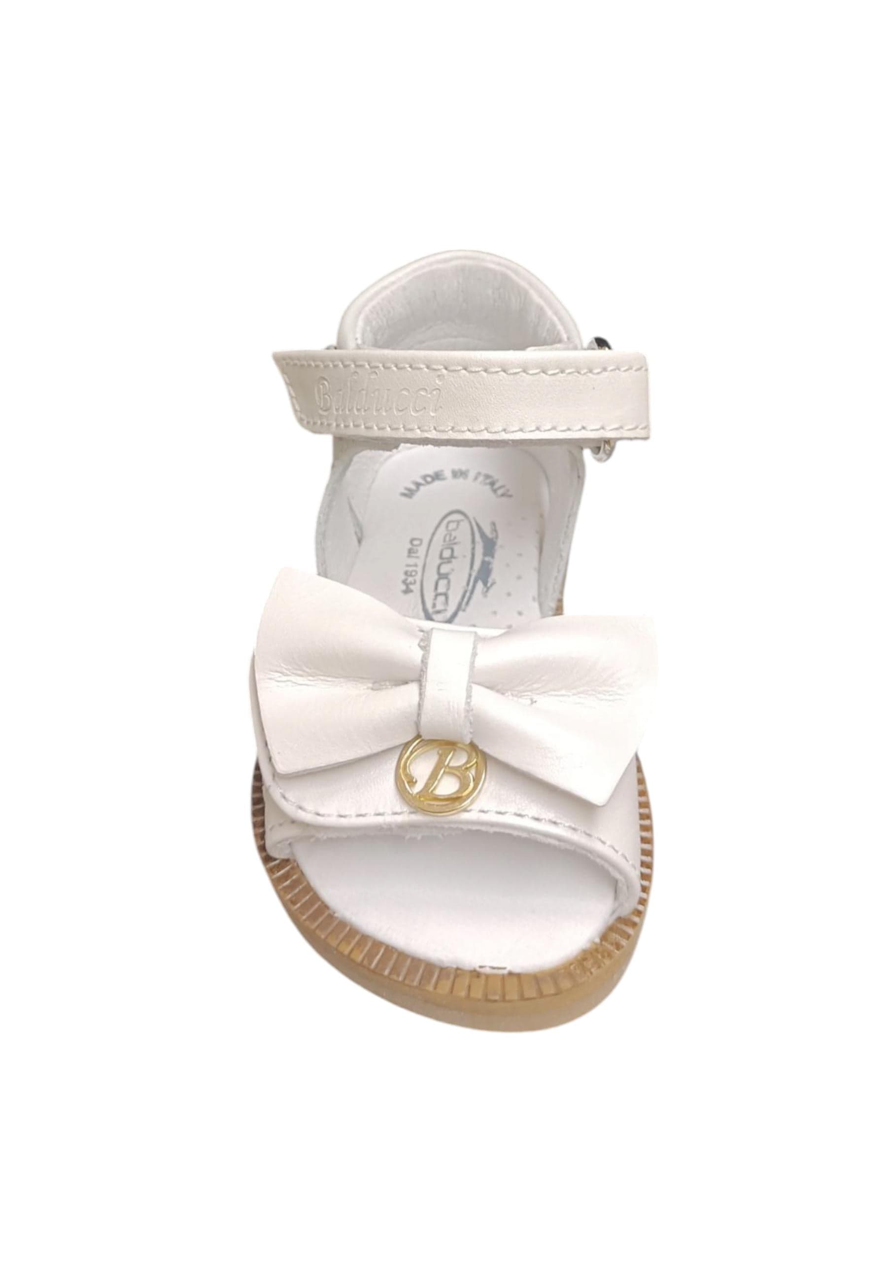 Scarpe sandalo tallonato Bambine balducci CITA  bianco velcro in Ballerine Scarpetteria Gica - Trani, commercioVirtuoso.it