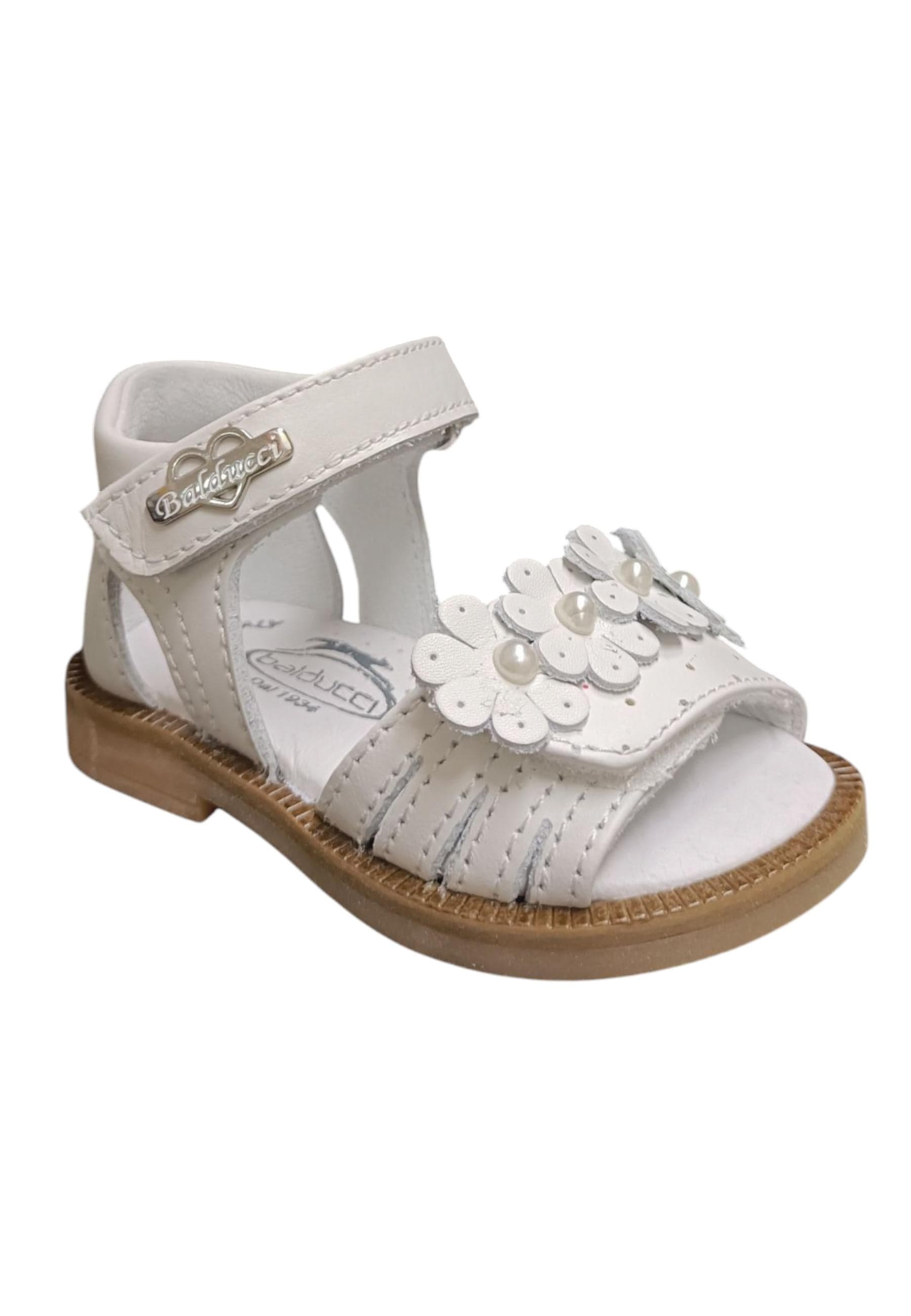 Scarpe sandalo tallonato Bambine balducci CITA  bianco velcro in Ballerine Scarpetteria Gica - Trani, commercioVirtuoso.it