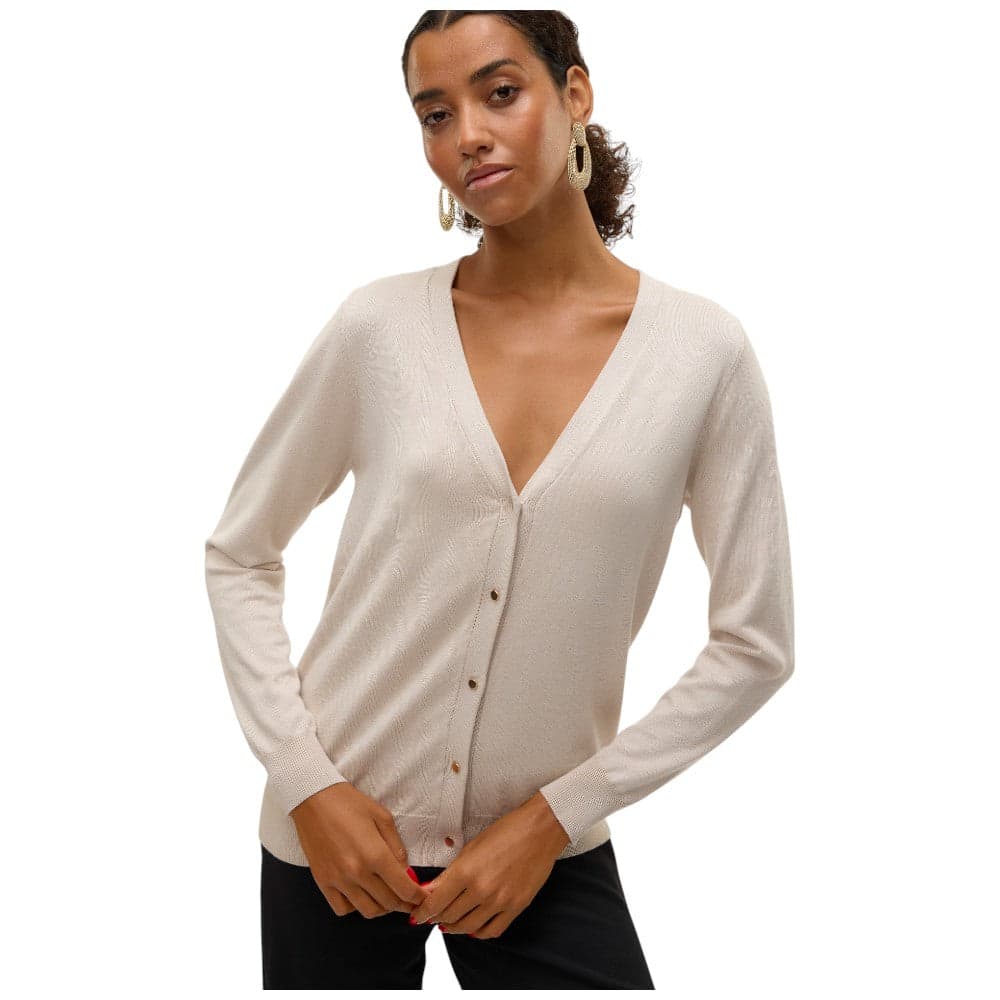 Vero Moda cardigan tortora chiaro Silje 10320456 in Cardigan Prodotti di Classe - Nocera Superiore, commercioVirtuoso.it