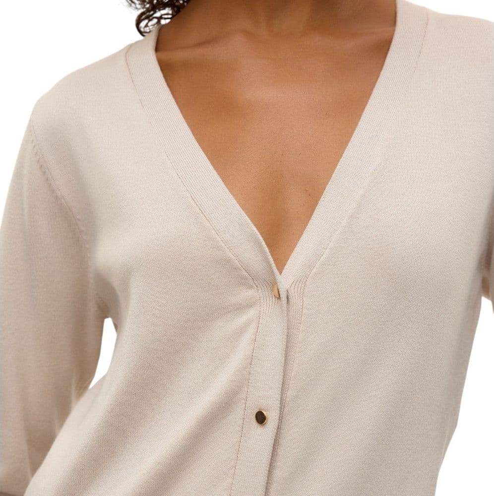 Vero Moda cardigan tortora chiaro Silje 10320456 in Cardigan Prodotti di Classe - Nocera Superiore, commercioVirtuoso.it