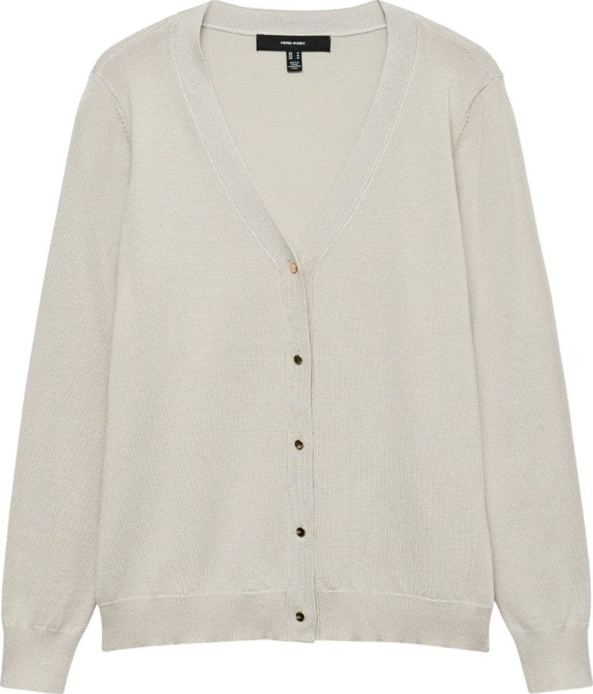 Vero Moda cardigan tortora chiaro Silje 10320456 - 6