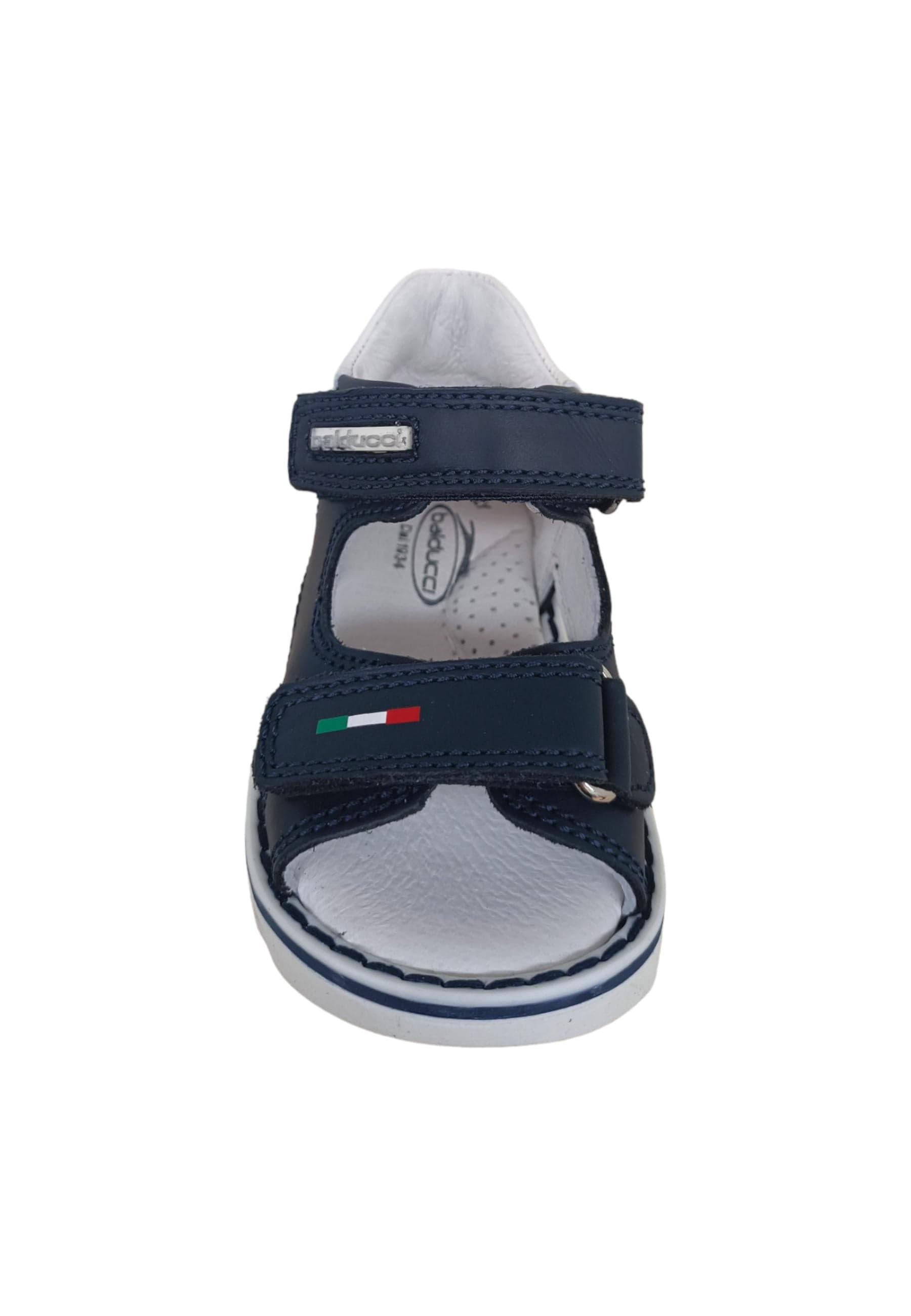 Scarpe sandalo tallonato Bambini balducci CITA  blue-bianco velcro in Ballerine Scarpetteria Gica - Trani, commercioVirtuoso.it