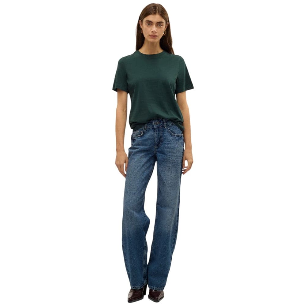 Vero Moda t-shirt verde scuro Paulina 10316991 in T-shirt Prodotti di Classe - Nocera Superiore, commercioVirtuoso.it