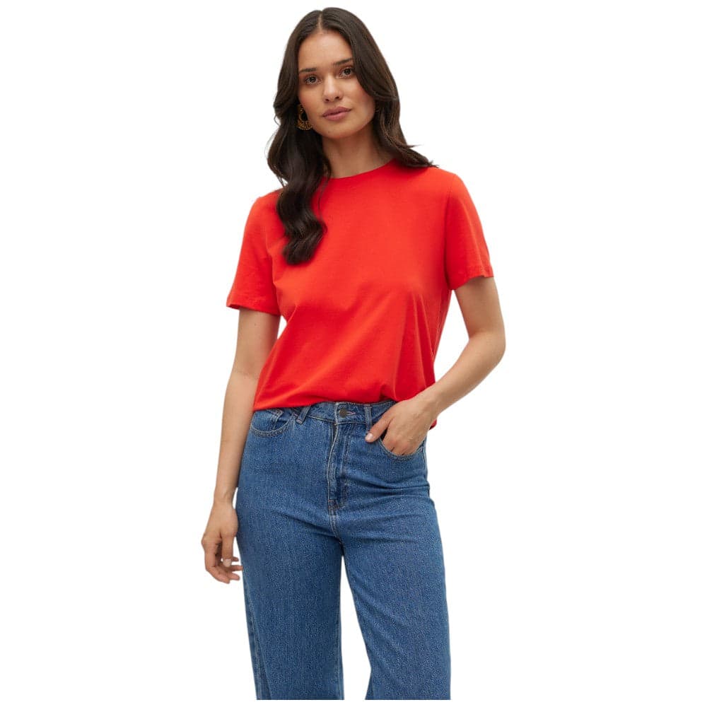Vero Moda t-shirt rossa Paulina 10316991 – Rosso