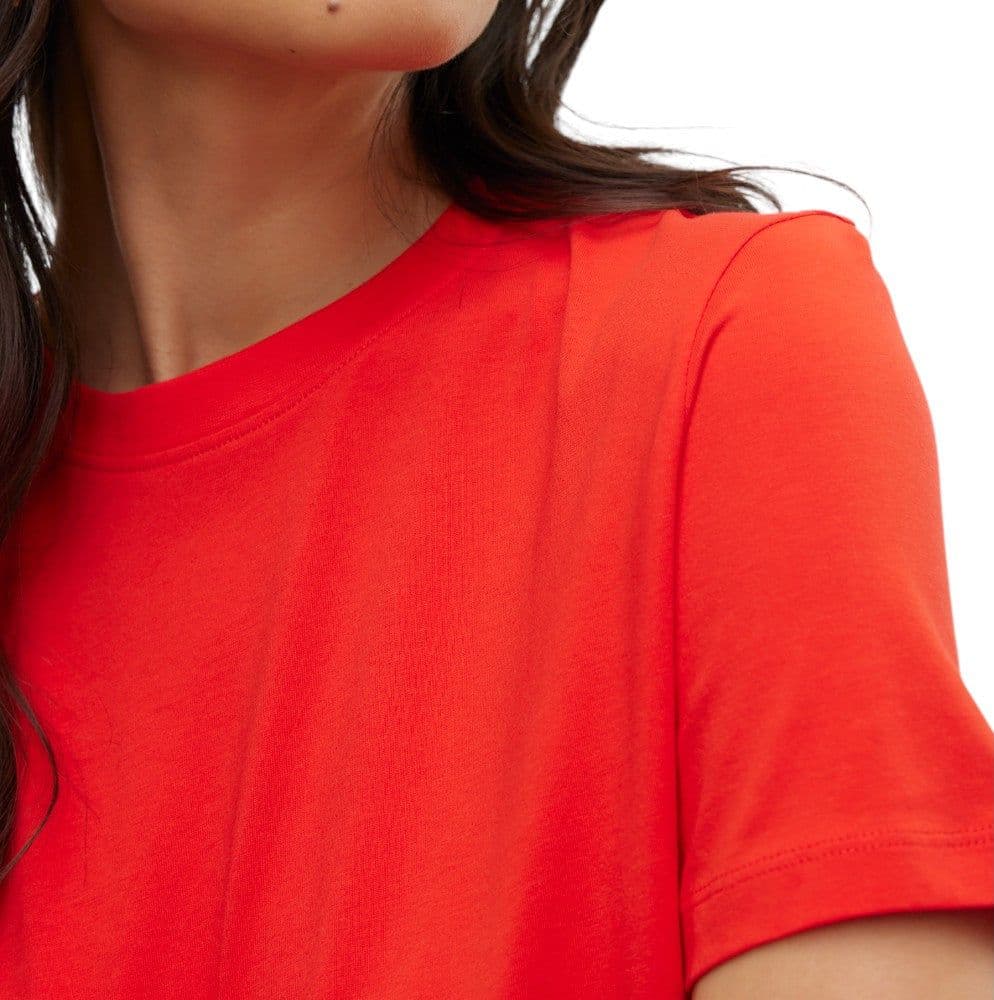 Vero Moda t-shirt rossa Paulina 10316991 in T-shirt Prodotti di Classe - Nocera Superiore, commercioVirtuoso.it