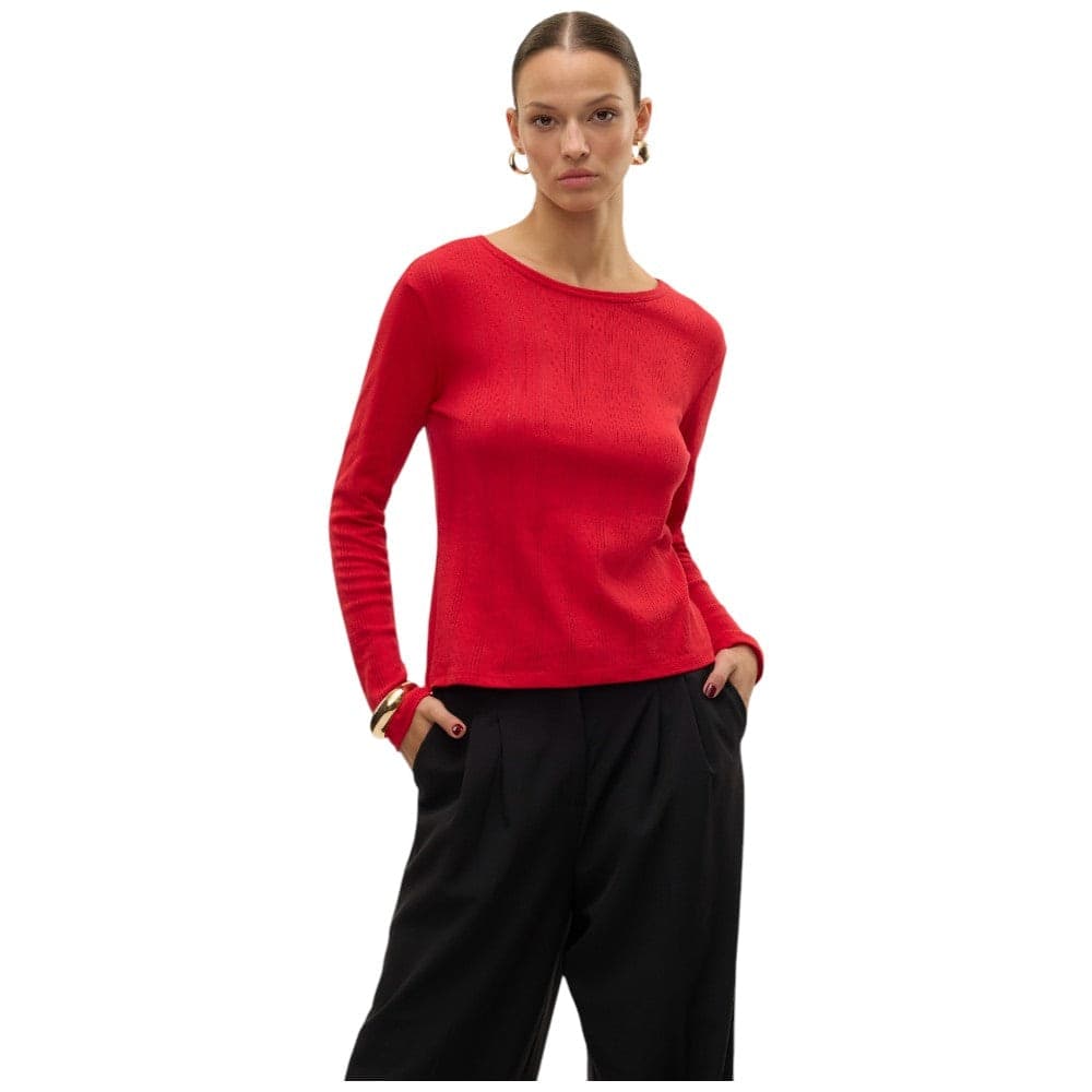 Vero Moda maglioncino rosso Lisa 10316915 in Maglioni Prodotti di Classe - Nocera Superiore, commercioVirtuoso.it