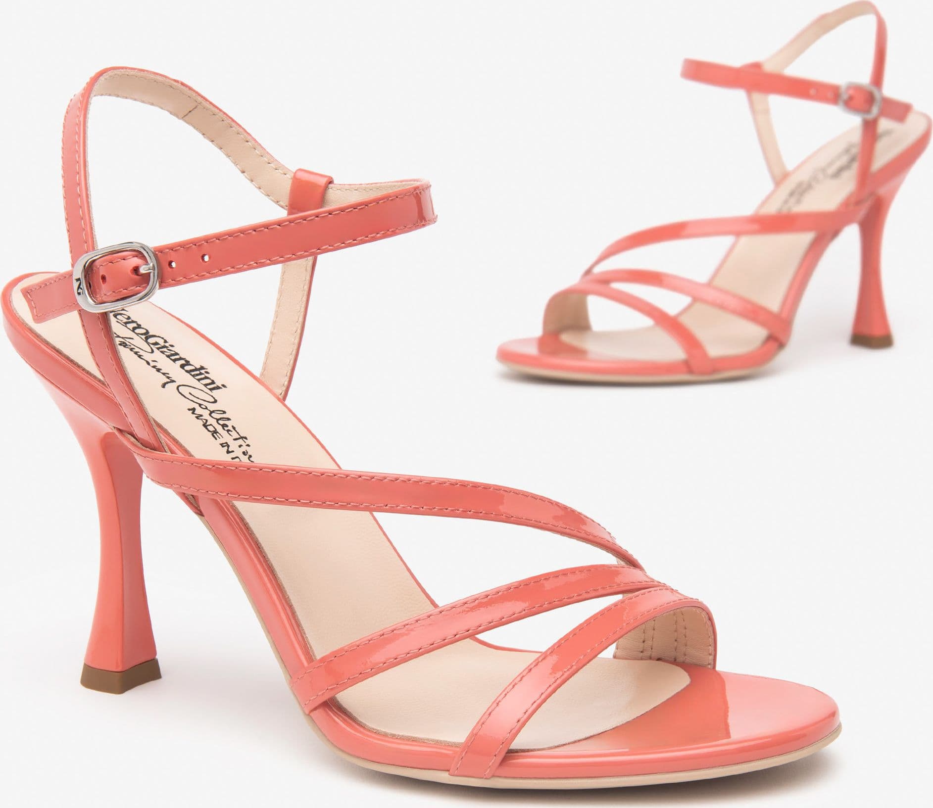 Nero Giardini sandali donna in vernice papavero E513192DE635 - 3