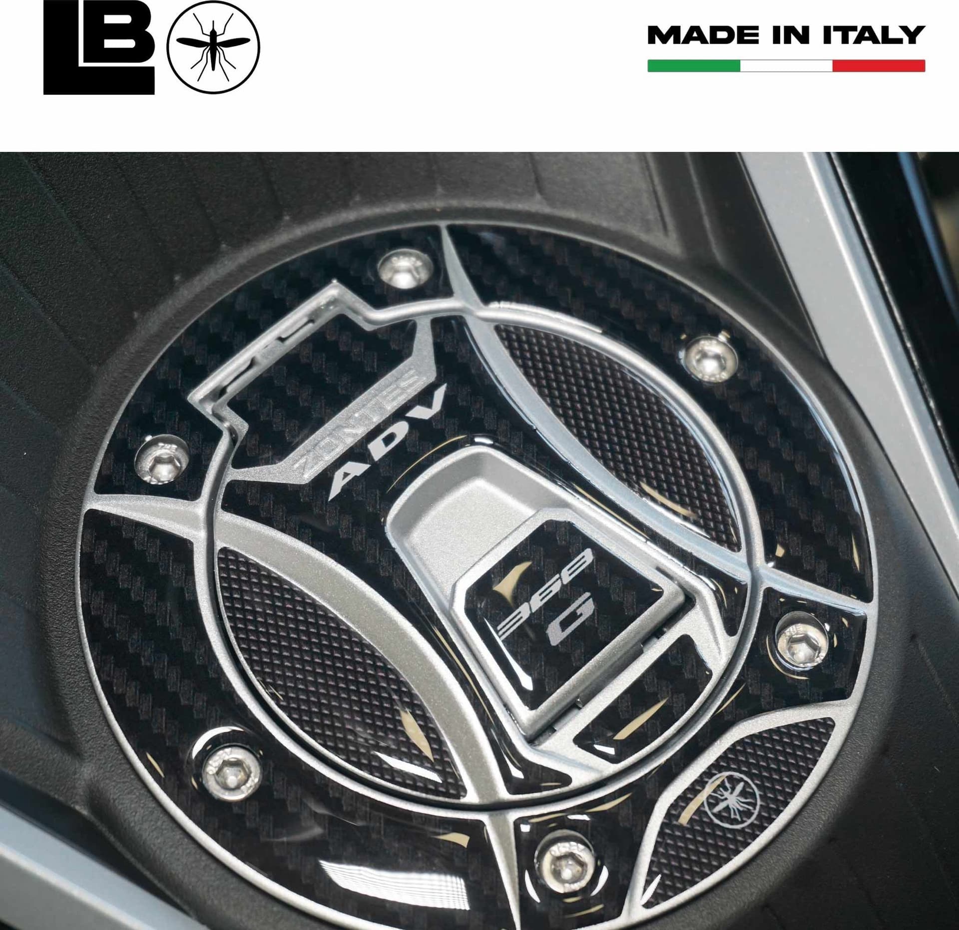 Adesivo Protezione Tappo Serbatoio Scooter compatibile con Zontes 368G 2025-2026 - 4