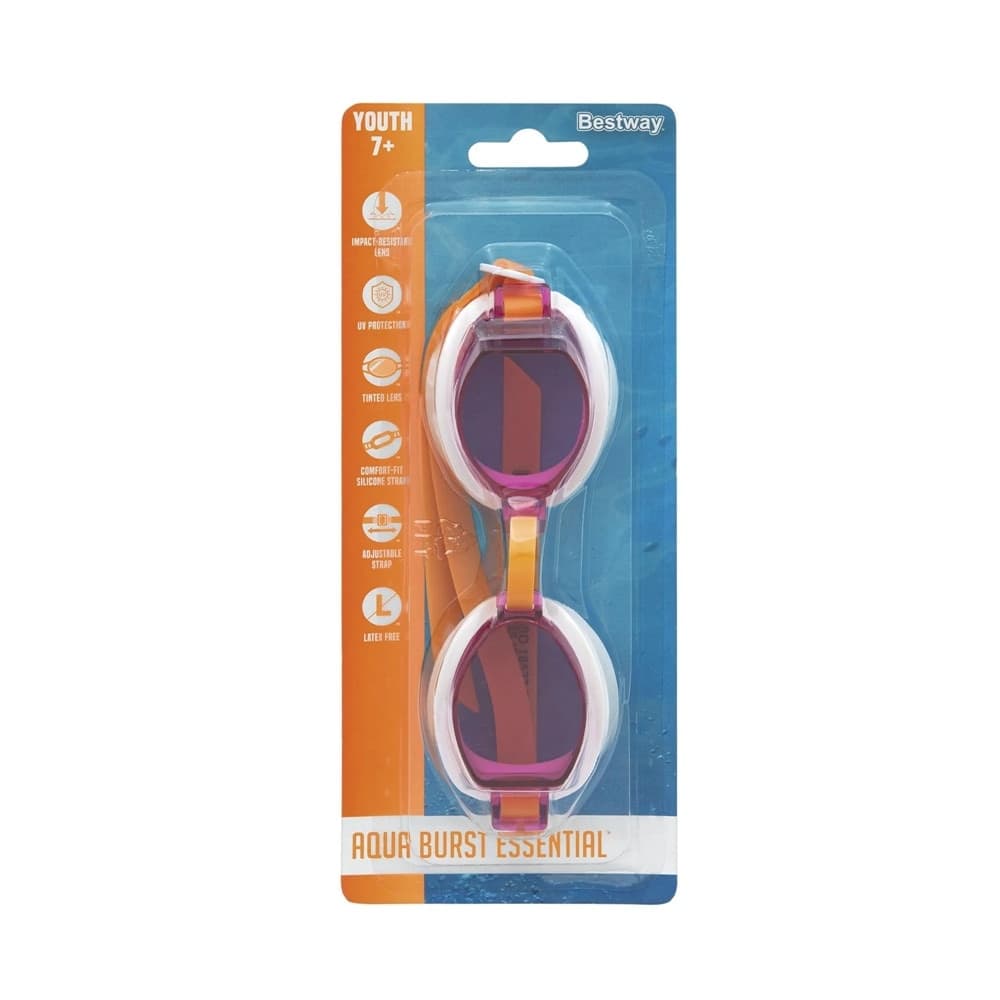 BOX 24 PZ OCCHIALI DA NUOTO PISCINA PER BAMBINI RAGAZZI 7+ ANNI DA 3 COLORI 30217 - 7