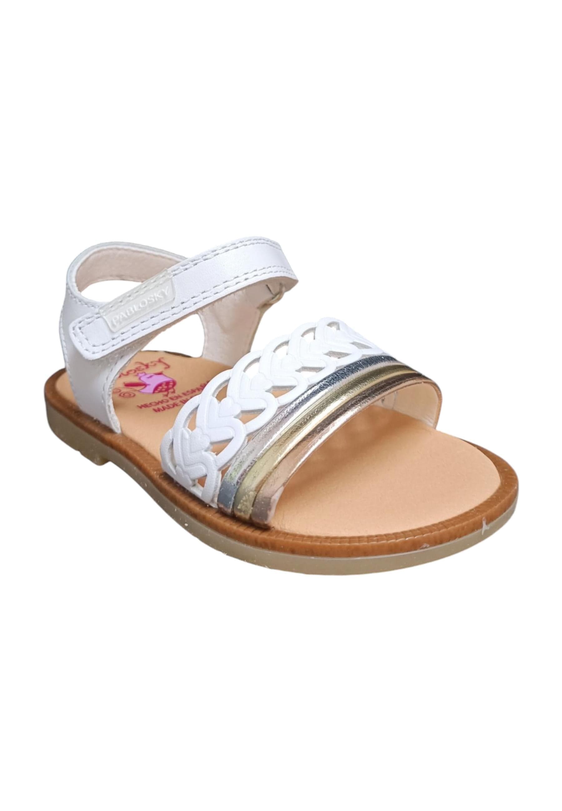 Sandalo bambina Pablosky Olimpo multicolor pelle velcro comfort anatomico in Ballerine Scarpetteria Gica - Trani, commercioVirtuoso.it