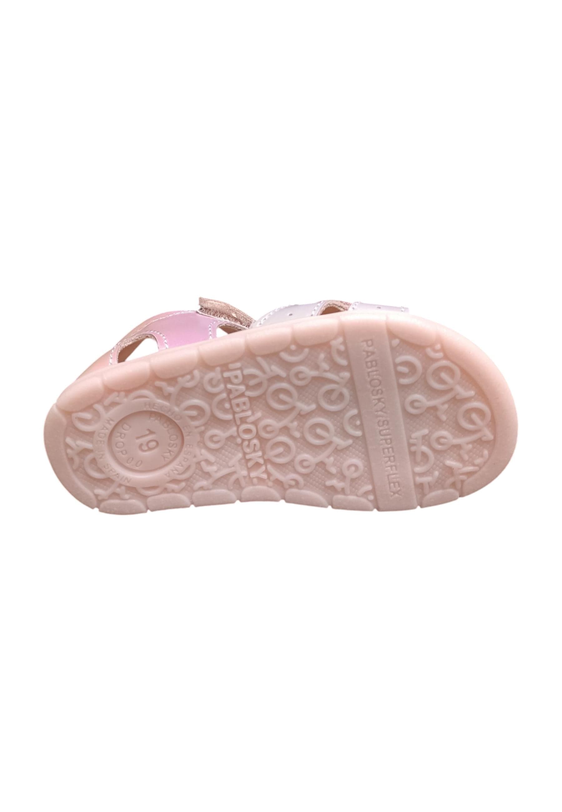 Scarpe sandalo tallonato bambina pablosky durham cipria velcro in Ballerine Scarpetteria Gica - Trani, commercioVirtuoso.it