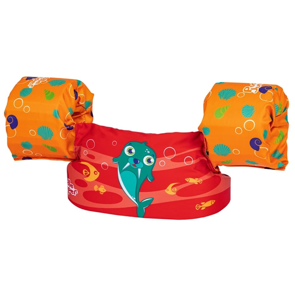 GILET SALVAGENTE PER BAMBINI DESIGN TRICHECO GIUBBOTTO GALLEGGIANTE CON BRACCIOLI 90139 - 12