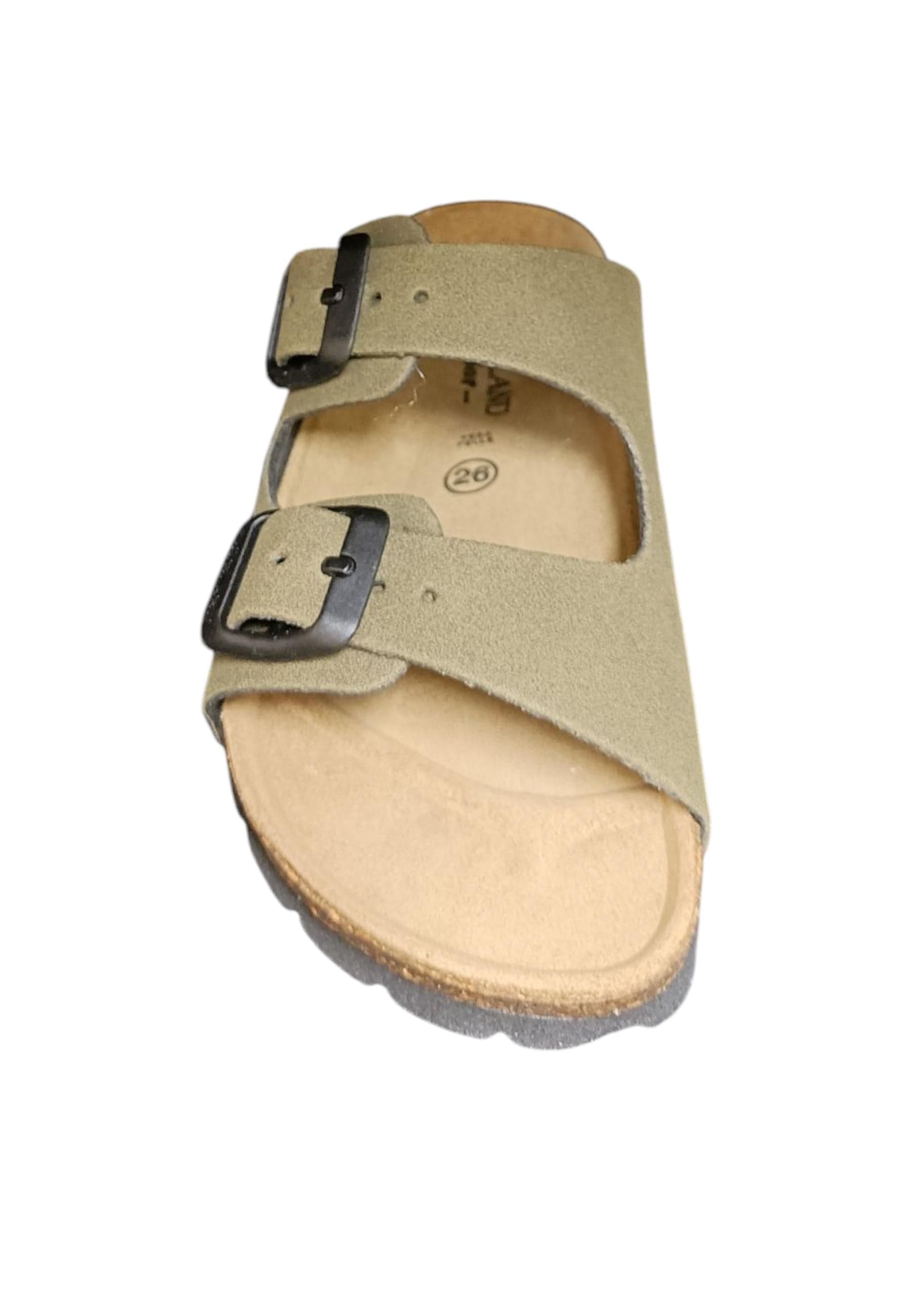 Scarpe ciabatta Bambini e ragazzi Grunland Junior 0714  OLIVA fibia in Ballerine Scarpetteria Gica - Trani, commercioVirtuoso.it