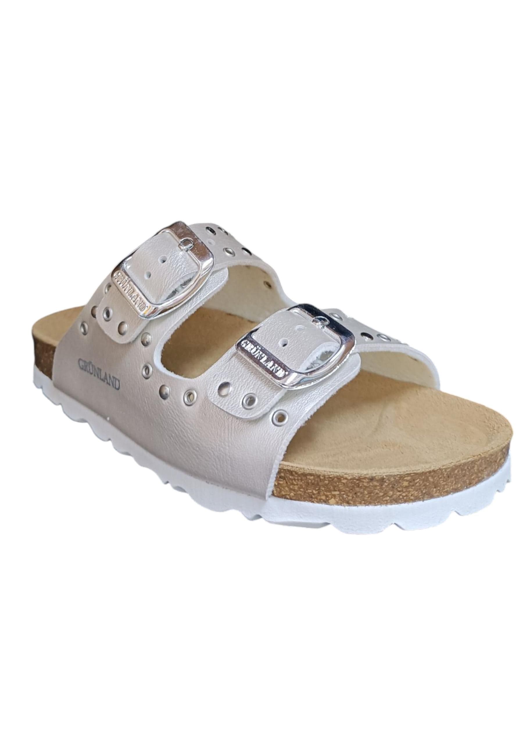Scarpe ciabatta Bambini e ragazzi Grunland Junior 0739  PERLA fibia in Ballerine Scarpetteria Gica - Trani, commercioVirtuoso.it