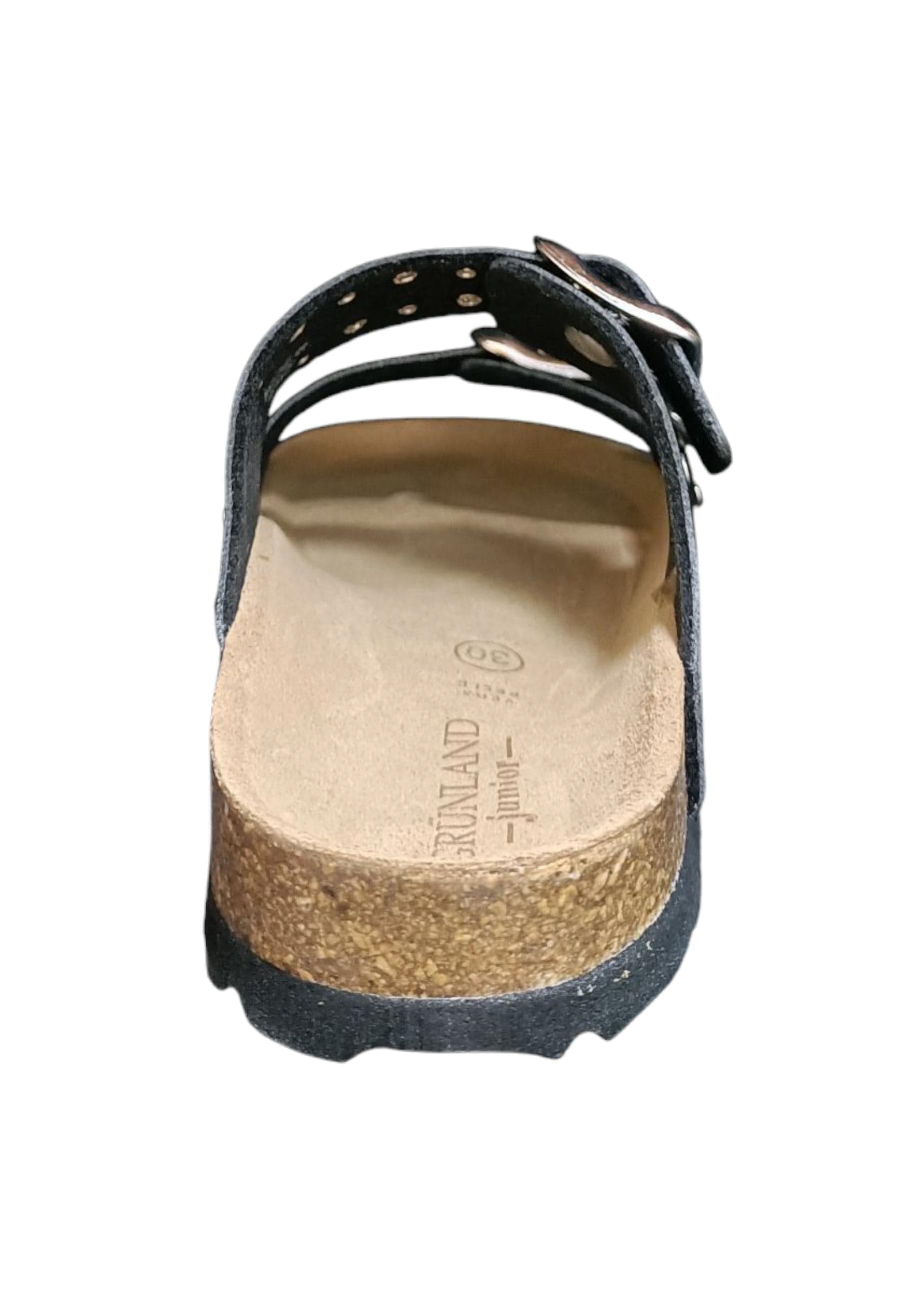 Scarpe ciabatta Bambini e ragazzi Grunland Junior 0739  NERO fibia in Ballerine Scarpetteria Gica - Trani, commercioVirtuoso.it