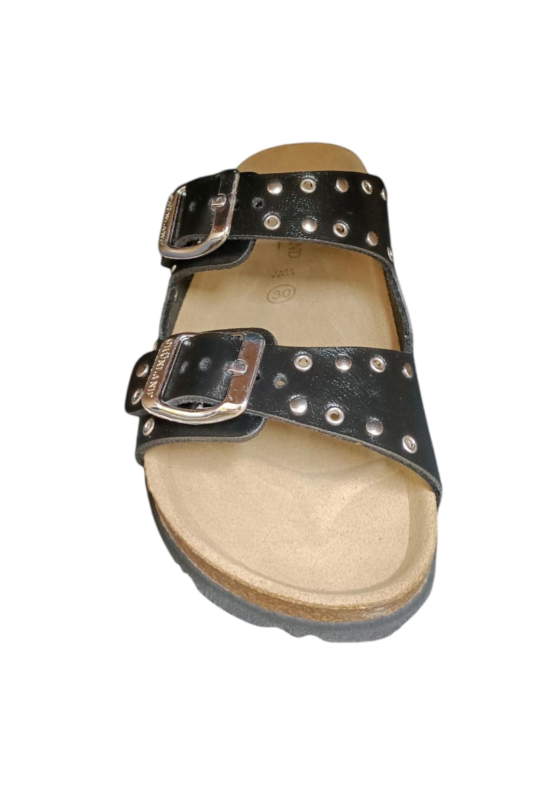 Scarpe ciabatta Bambini e ragazzi Grunland Junior 0739  NERO fibia in Ballerine Scarpetteria Gica - Trani, commercioVirtuoso.it