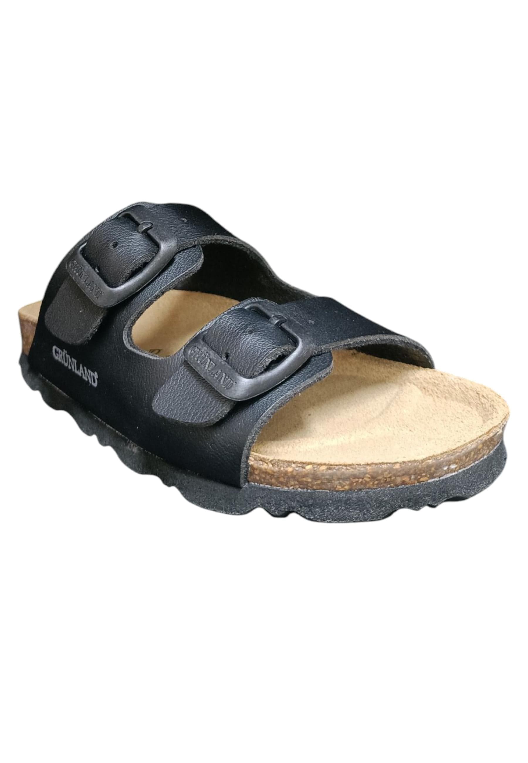 Scarpe ciabatta Bambini e ragazzi Grunland Junior 3090  NERO fibia in Ballerine Scarpetteria Gica - Trani, commercioVirtuoso.it