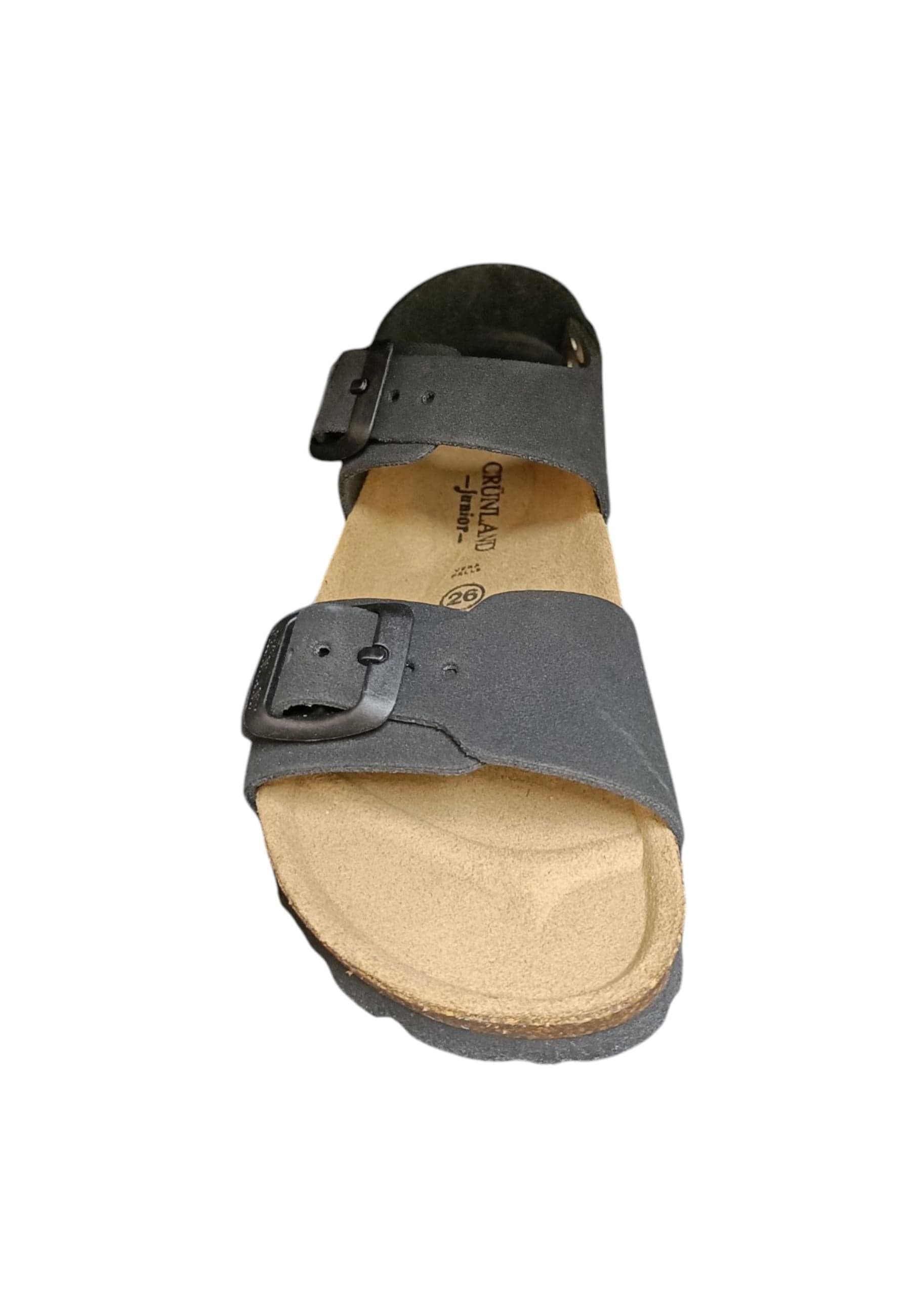 Sandalo bambino Grunland Junior 0635 nero bio fibbia comfort naturale in Ballerine Scarpetteria Gica - Trani, commercioVirtuoso.it