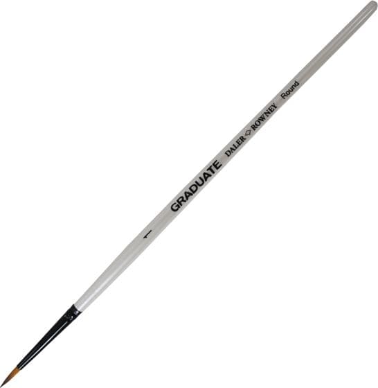 Pennello sintetico tondo Graduate n.1 manico corto Daler Rowney