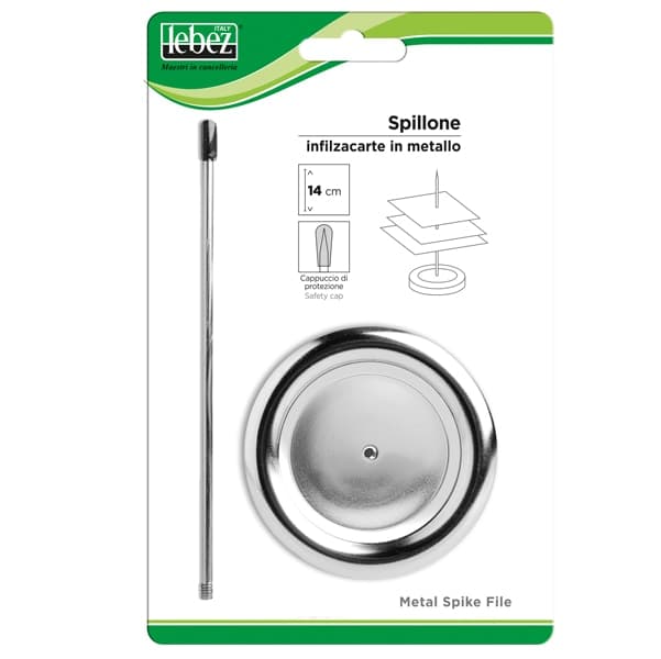 SPILLONE INFILZACARTE METALLO C/CAPPUCCIO ART.93 - 2