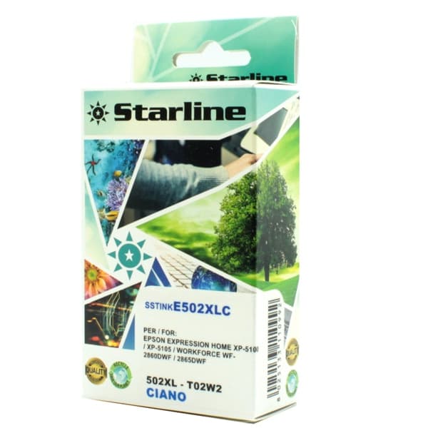 CARTUCCIA INCHIOSTRO CIANO PER 502XL BINOCOLO – Starline
