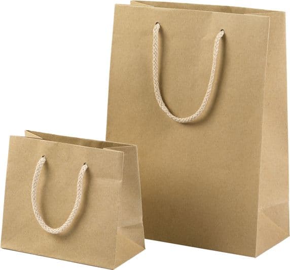 12 shopper carta kraft 10x12+6,5cm avana – PNP