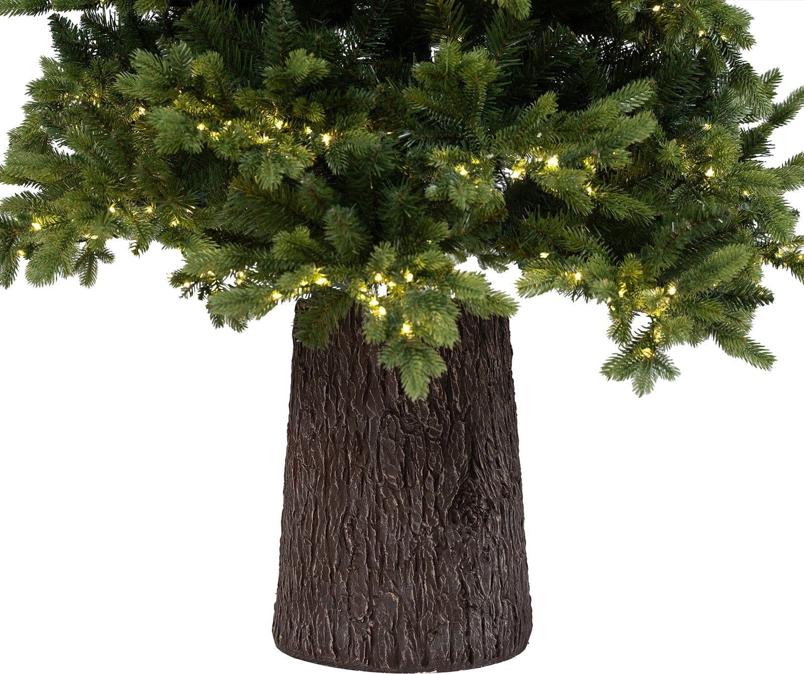 Albero di natale con Led e Tronco "Dolomiti" in PE Effetto Real Touch in Alberi di natale artificiali MagiediNatale.it - Altamura, commercioVirtuoso.it