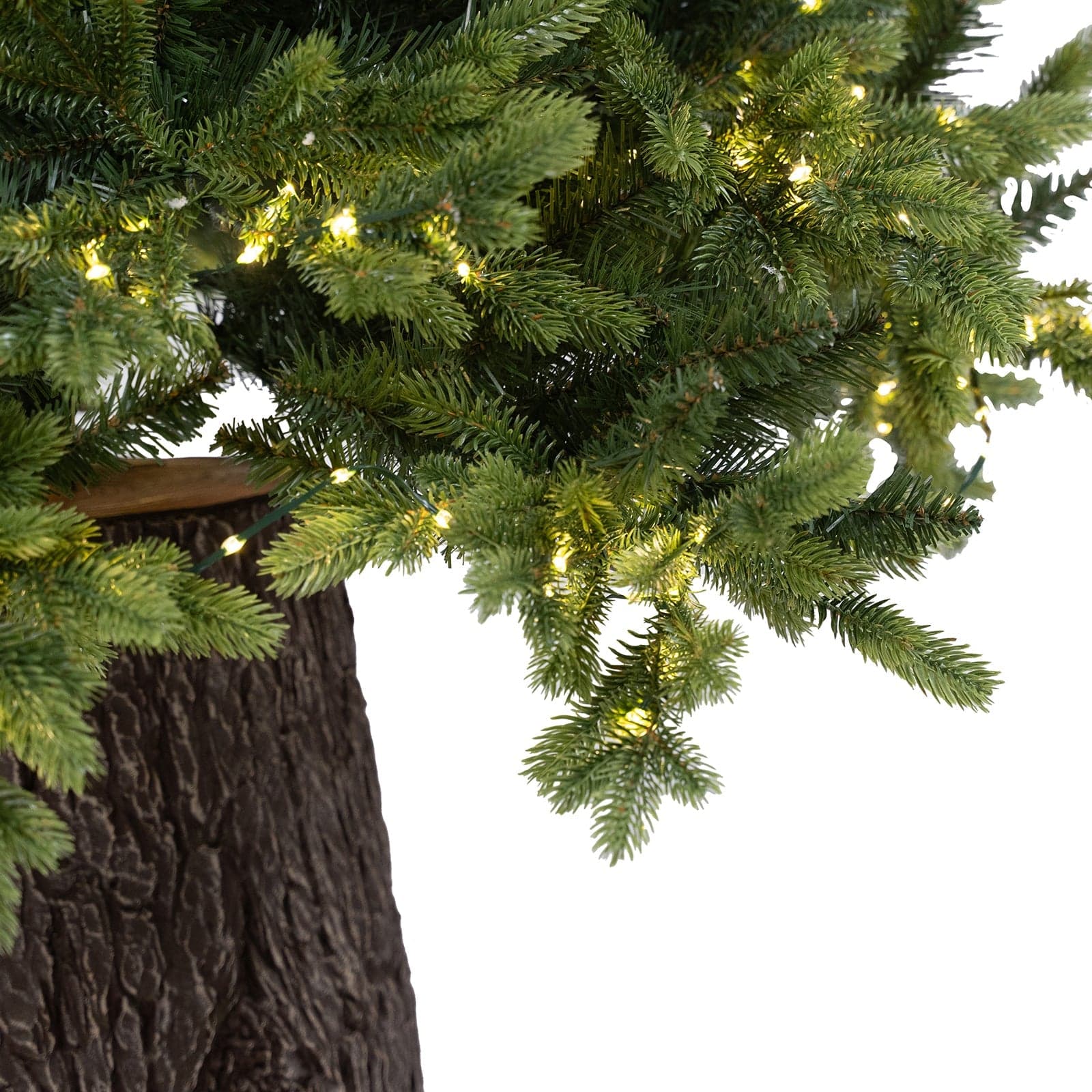 Albero di natale con Led e Tronco "Dolomiti" in PE Effetto Real Touch in Alberi di natale artificiali MagiediNatale.it - Altamura, commercioVirtuoso.it